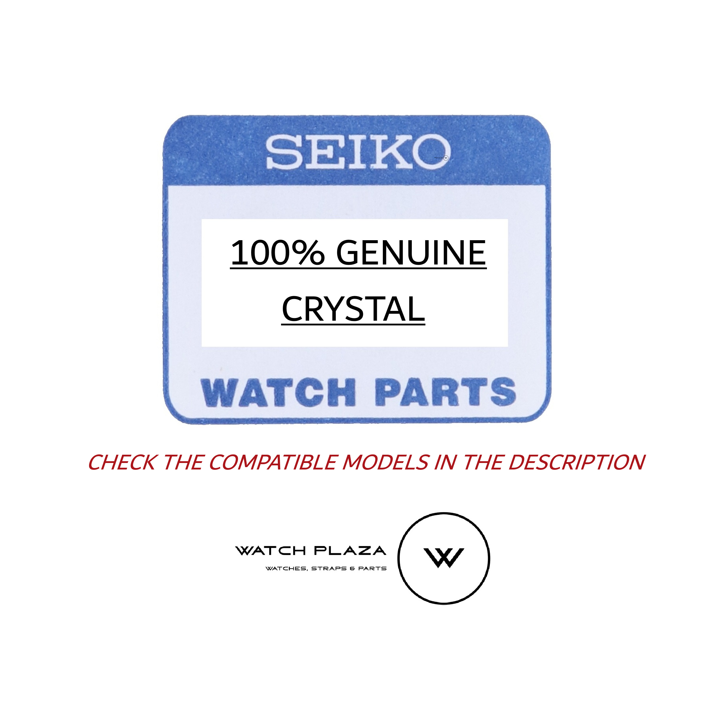 SEIKO 360PB5JN02 Hardlex Crystal SRPC85J1 - 4R35-02W0