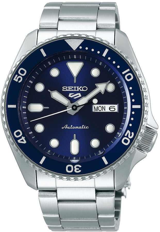Seiko SRPD51K1 Automatic Watch 42.5mm Blue – Seiko 5 Sports
