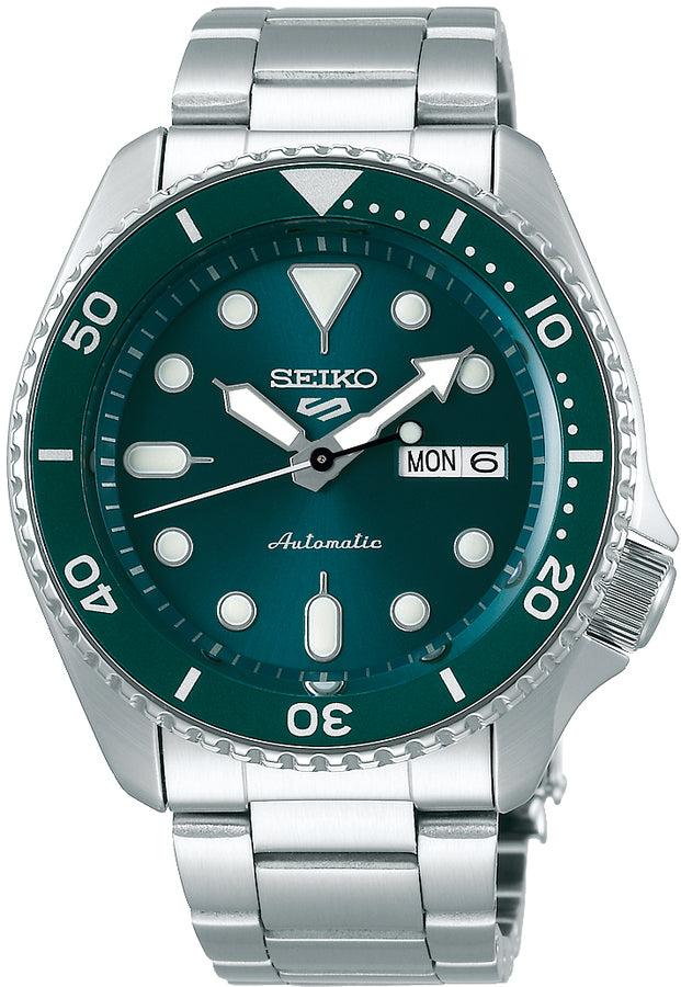 Seiko 5 Sports SRPD61K1 Automatic Watch | Green Dial | 4R36-07G0 | 42.5mm