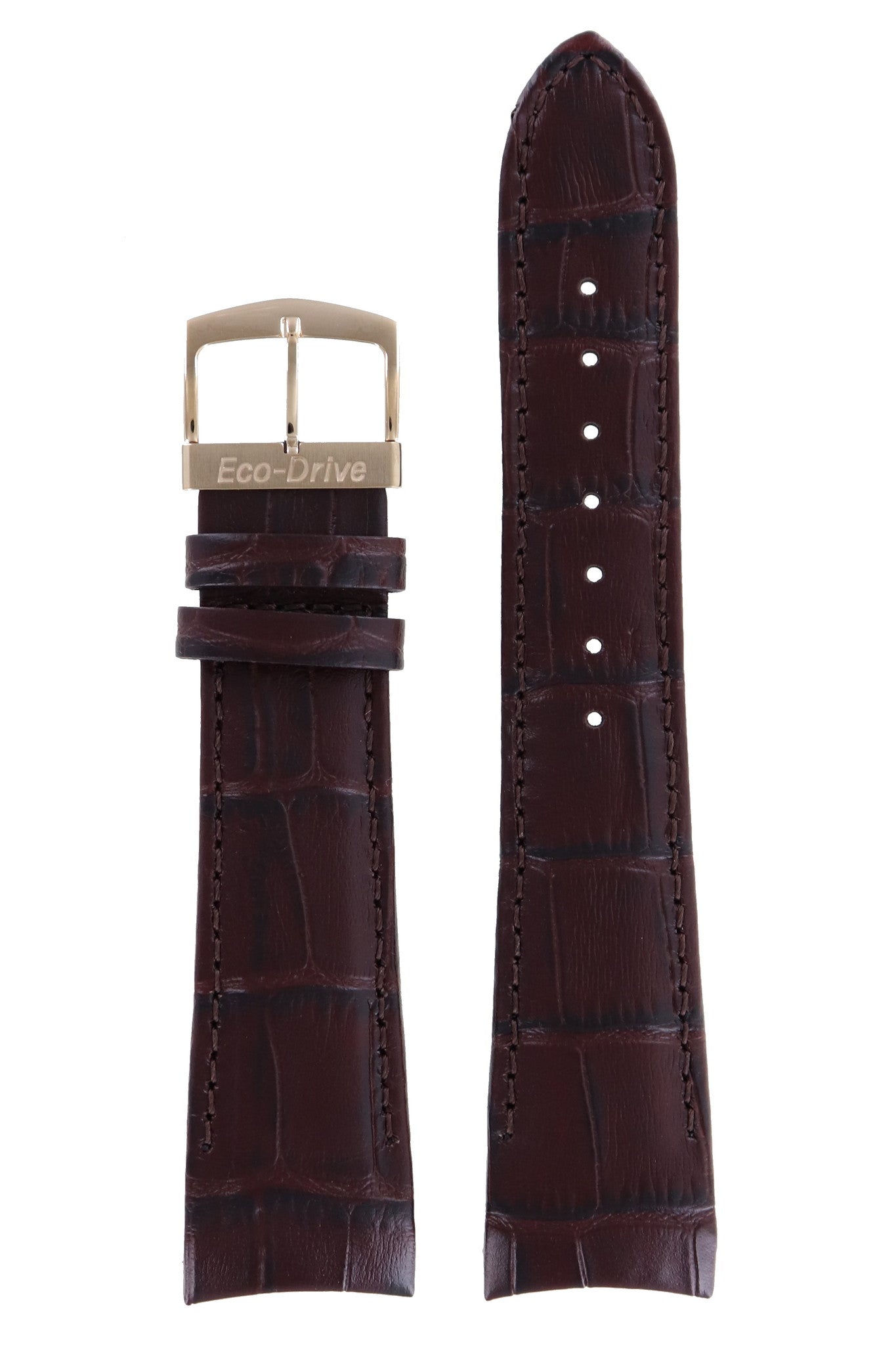 Citizen AT0553 - 05E Chandler Watch Band 59 - S52419 Dark Brown Leather 22 mm Eco - Drive - Watch Plaza