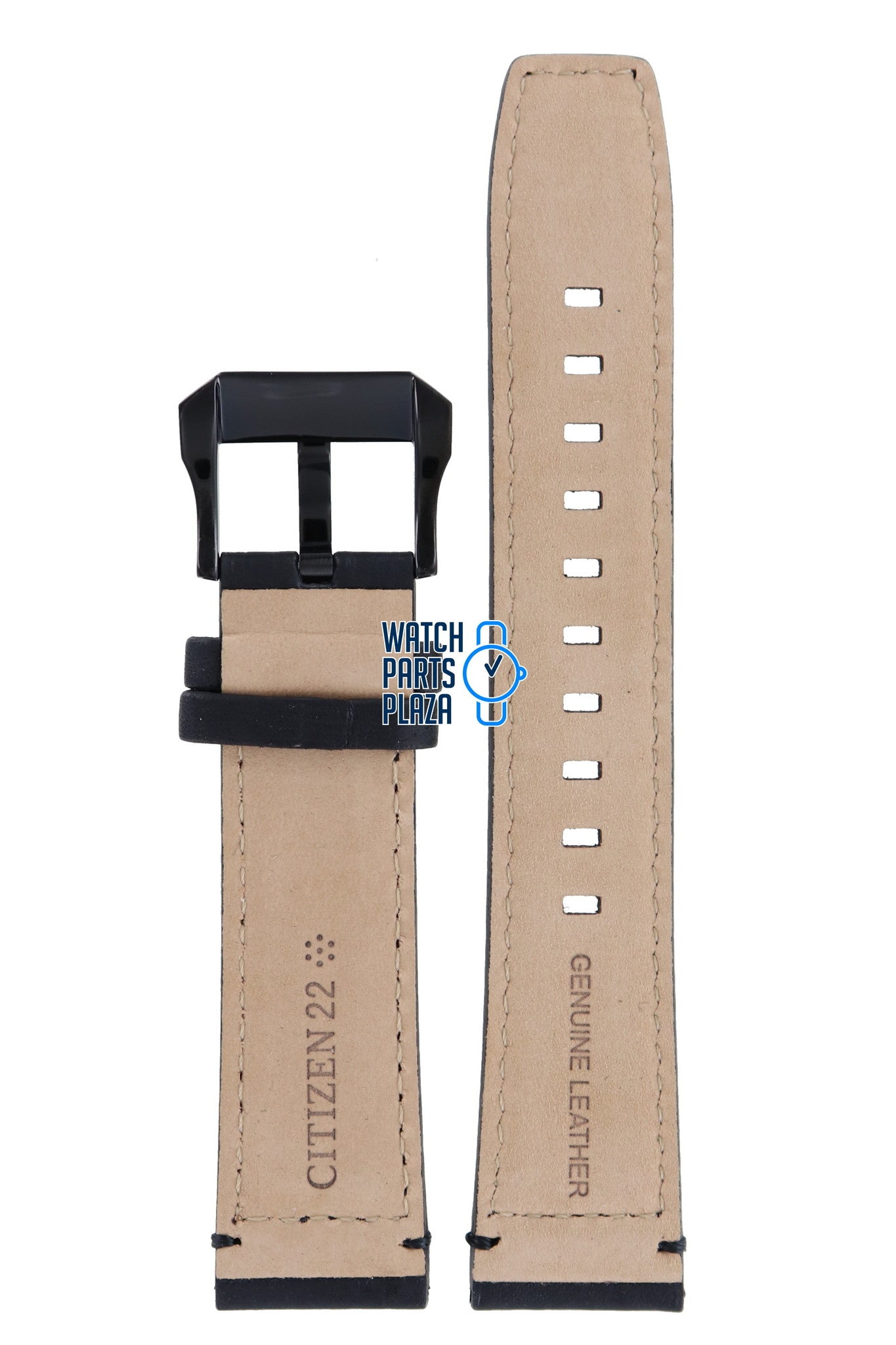 Citizen JY8085 - 14H Sky Watch Band 59 - S54187 Black Leather 22 mm Promaster - Watch Plaza