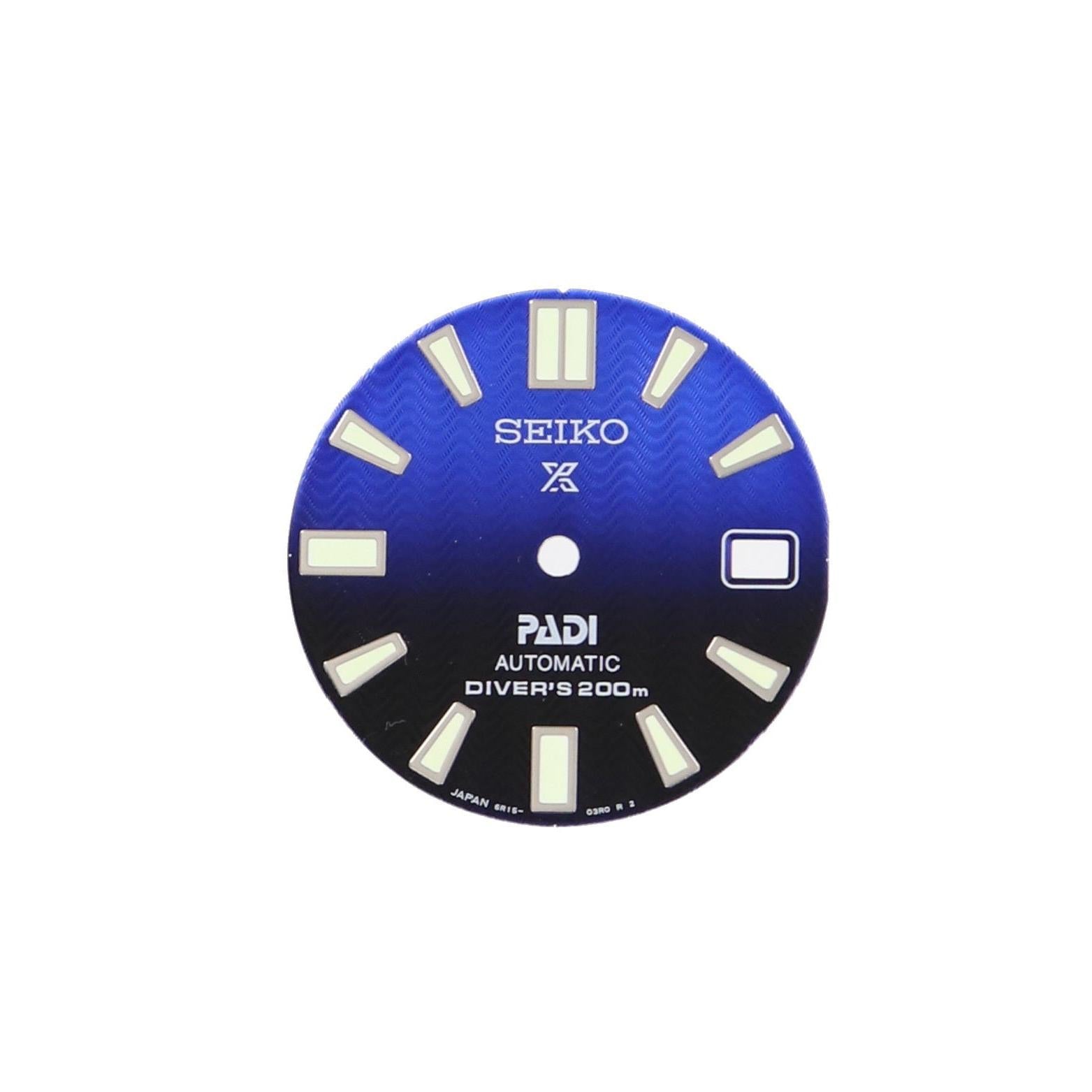 Dial for Seiko SPB071J1 / SBDC055 Prospex PADI 62MAS ReIssue 6R15 - 04B0 Genuine - Watch Plaza