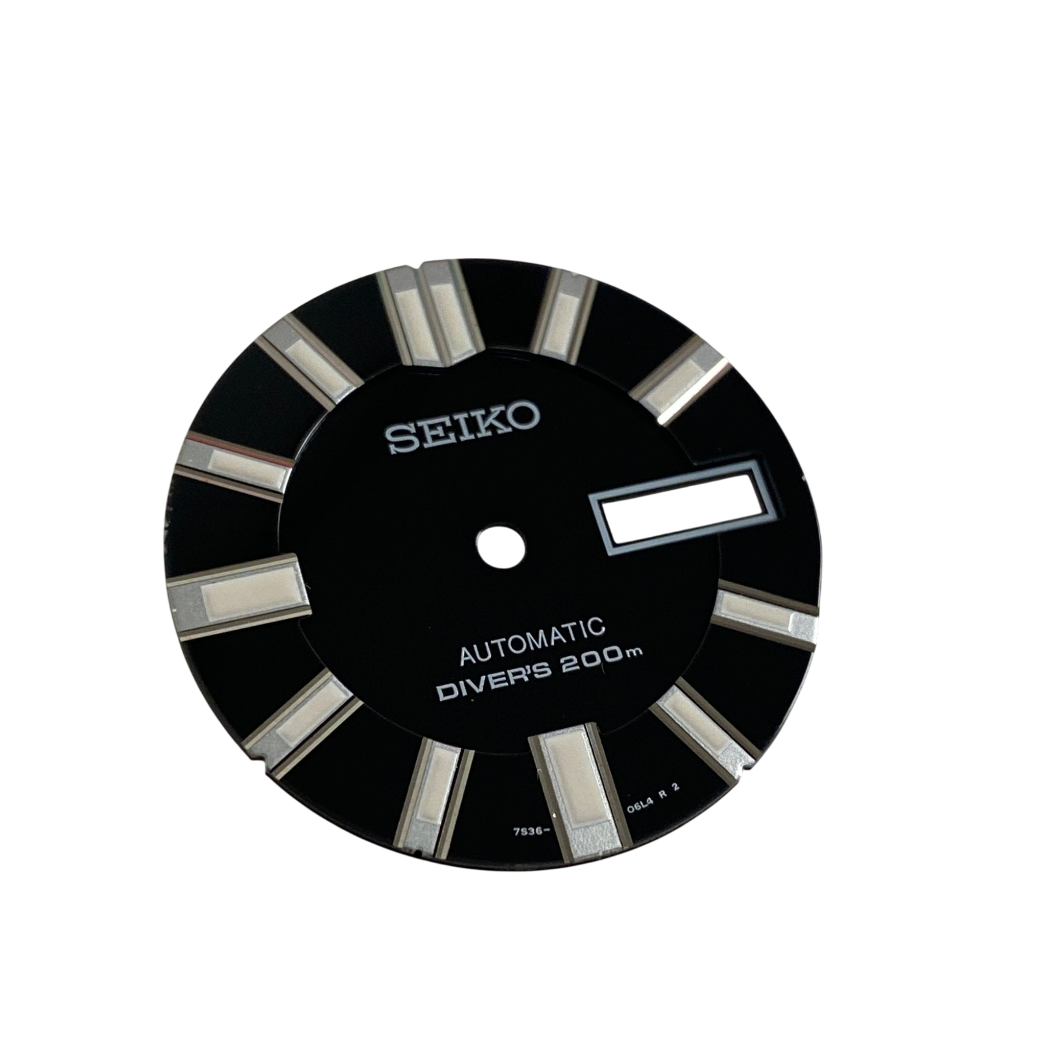 Dial Seiko SKZ325 Stargate Diver black SKZ327 Superior 7S36 - 04P0 Genuine - WatchPlaza