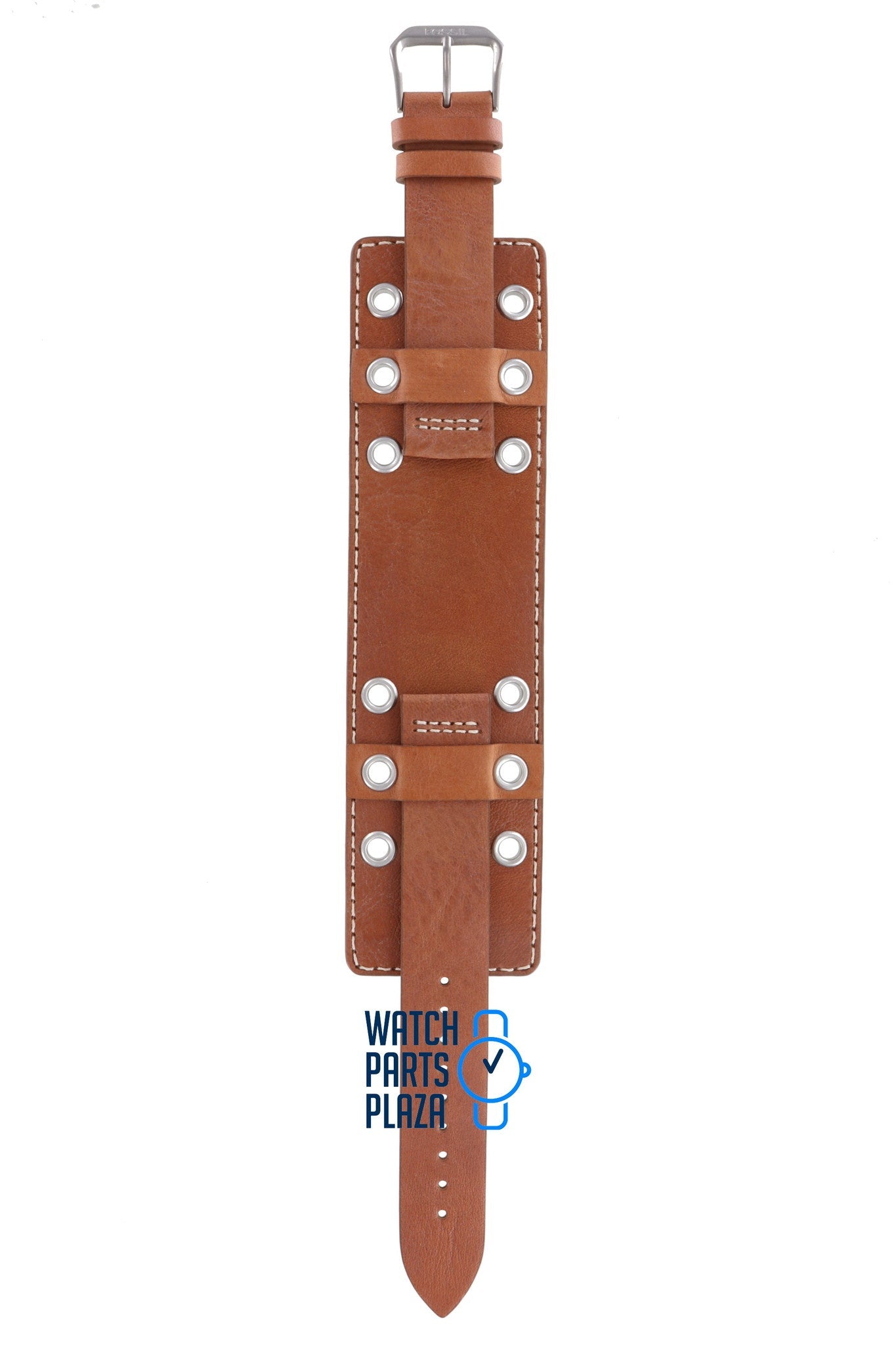 Fossil JR8149 Watch Band JR - 8149 Brown Leather 18 mm - Watch Plaza