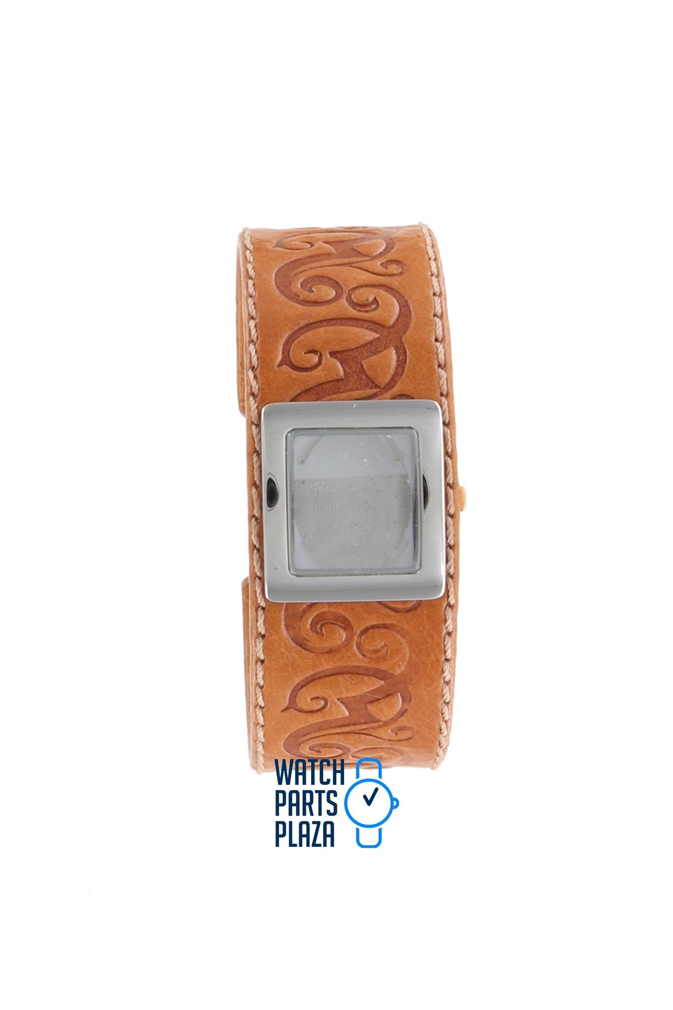 Fossil JR8248 Watch Band JR - 8248 Light Brown Leather 22 mm - Watch Plaza