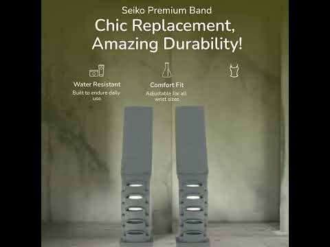 Seiko Arctura Rubber Watchband 5M42-0E30 5M42-0E39 Strap Replacement 4GC9-B.A 19