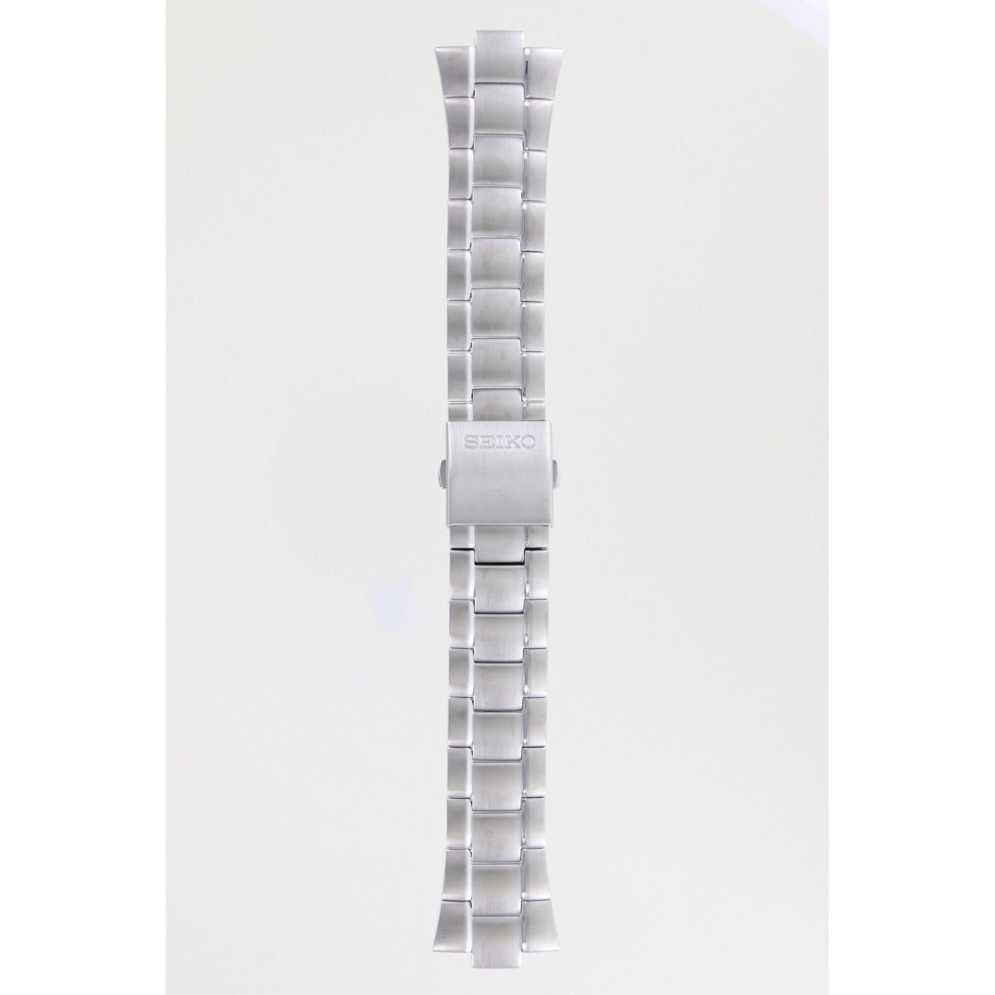 Seiko 33L3 - G.I D Watch Band 33L3JG Grey Stainless Steel 10 mm Kinetic - Watch Plaza