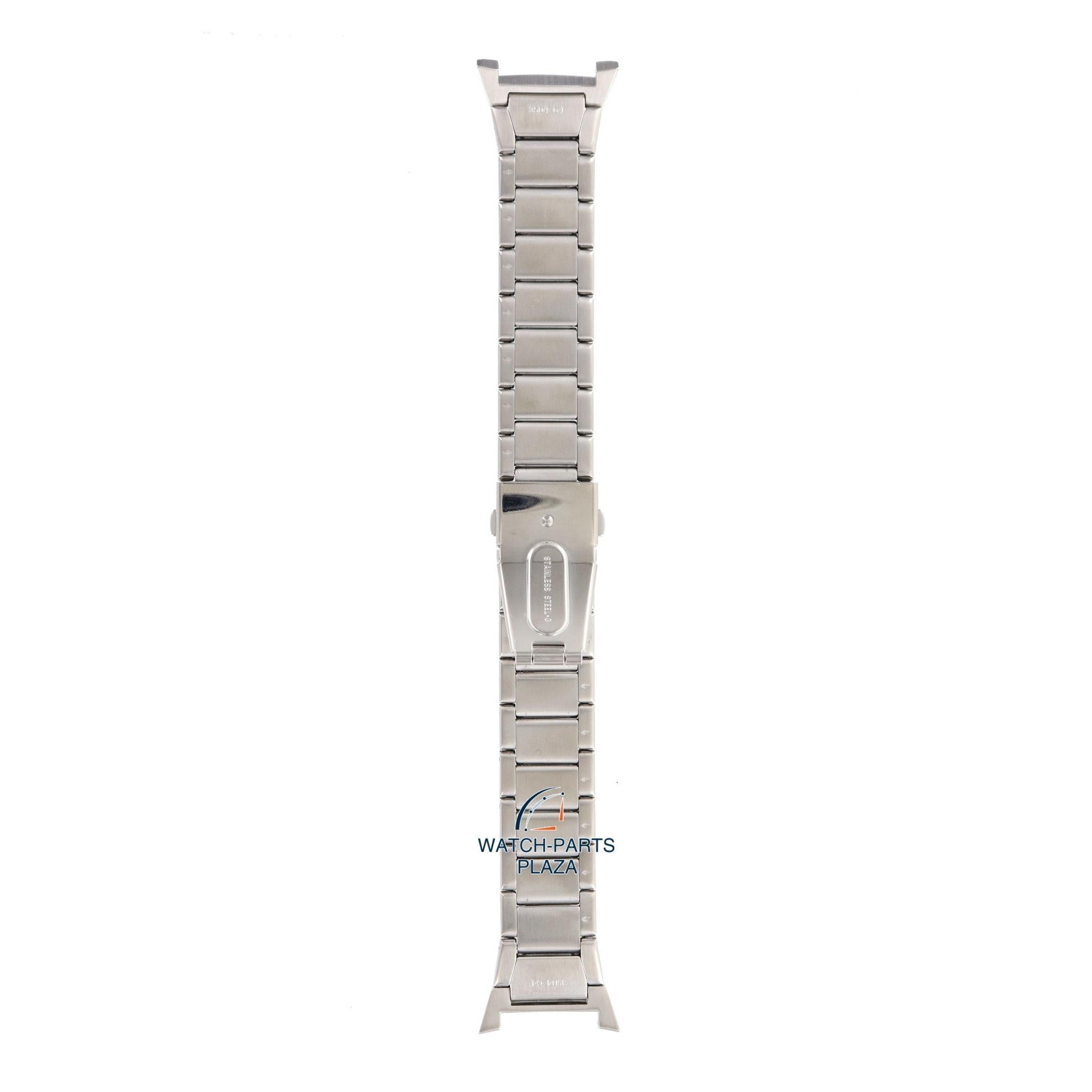 Seiko 35D4JG Watch band 7T92 0GV0 - SND667 grey stainless steel 19 mm - Sportura - Watch Plaza