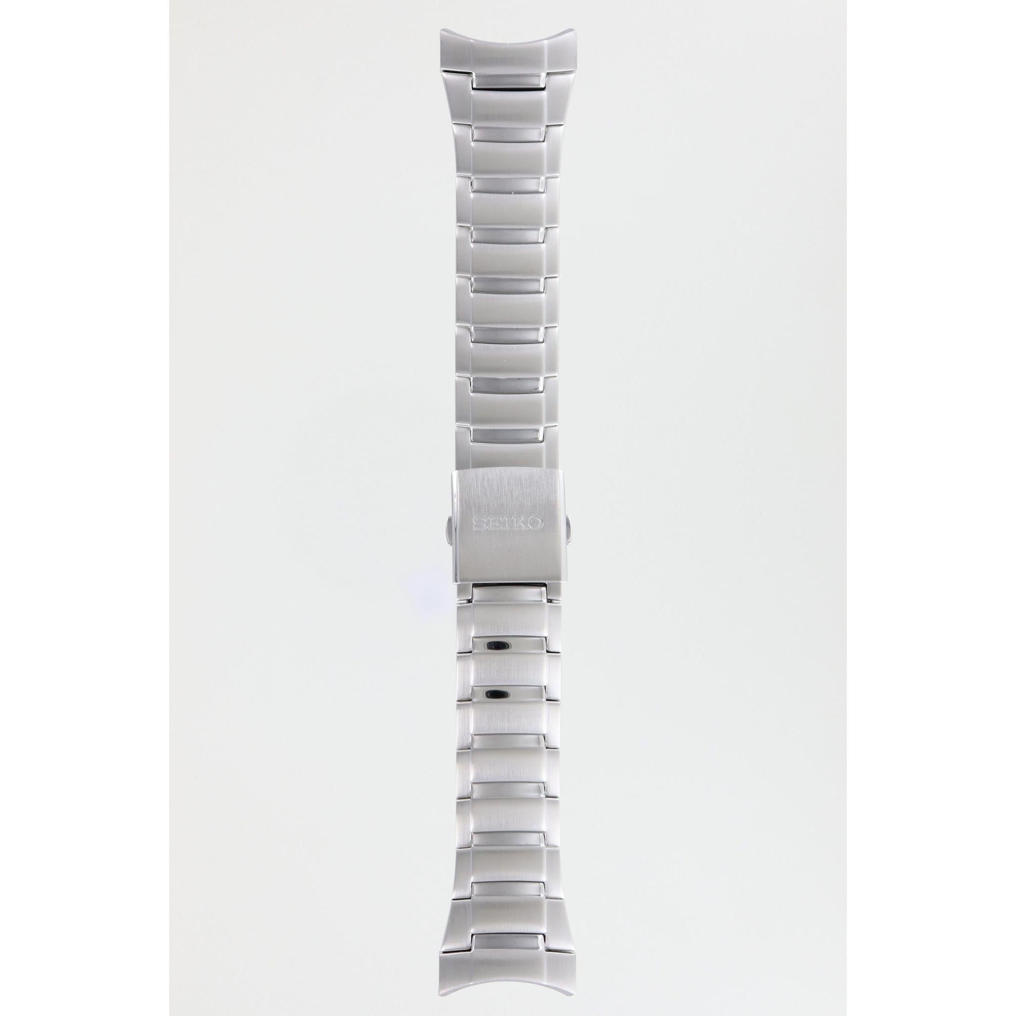 Seiko 4A101.B.C - SNAB95 Tachymeter Watch Band 4A101JM Grey Stainless Steel 26 mm - Watch Plaza