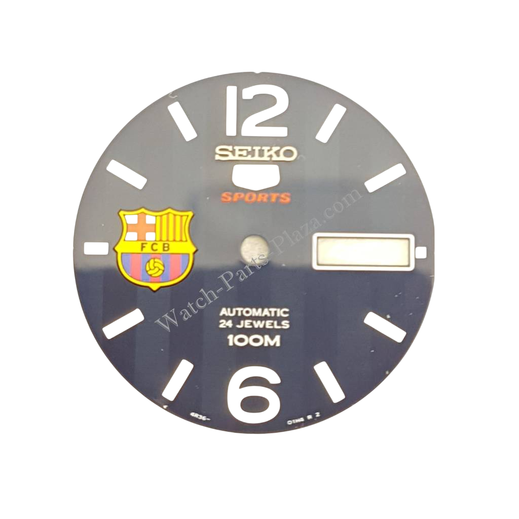 Seiko 5 Sports FC Barcelona SRP303 Dial Blue 4R36 - 01G0 SRP303K1 SRP303J1 - Watch Plaza