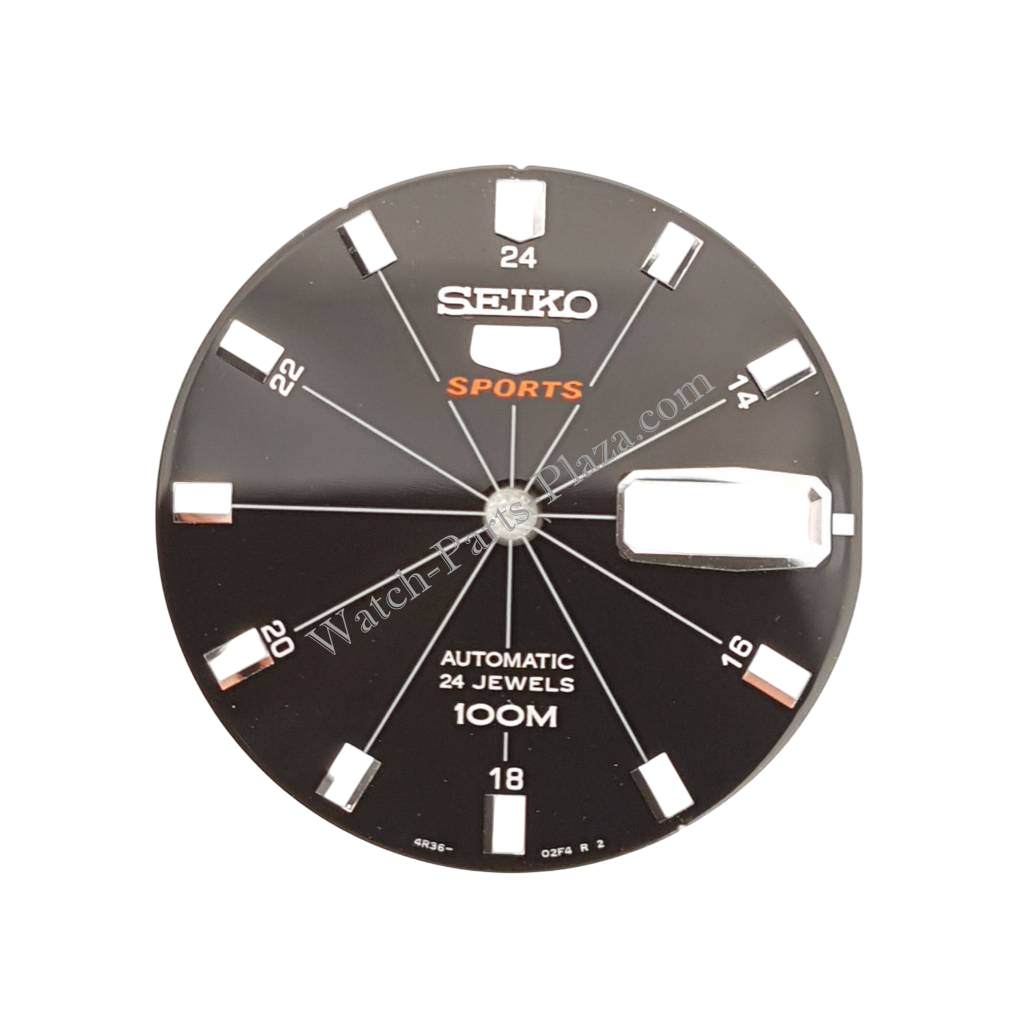 Seiko 5 Sports SRP415 Dial Black 4R36 - 02D0 SRP415K1 - Watch Plaza
