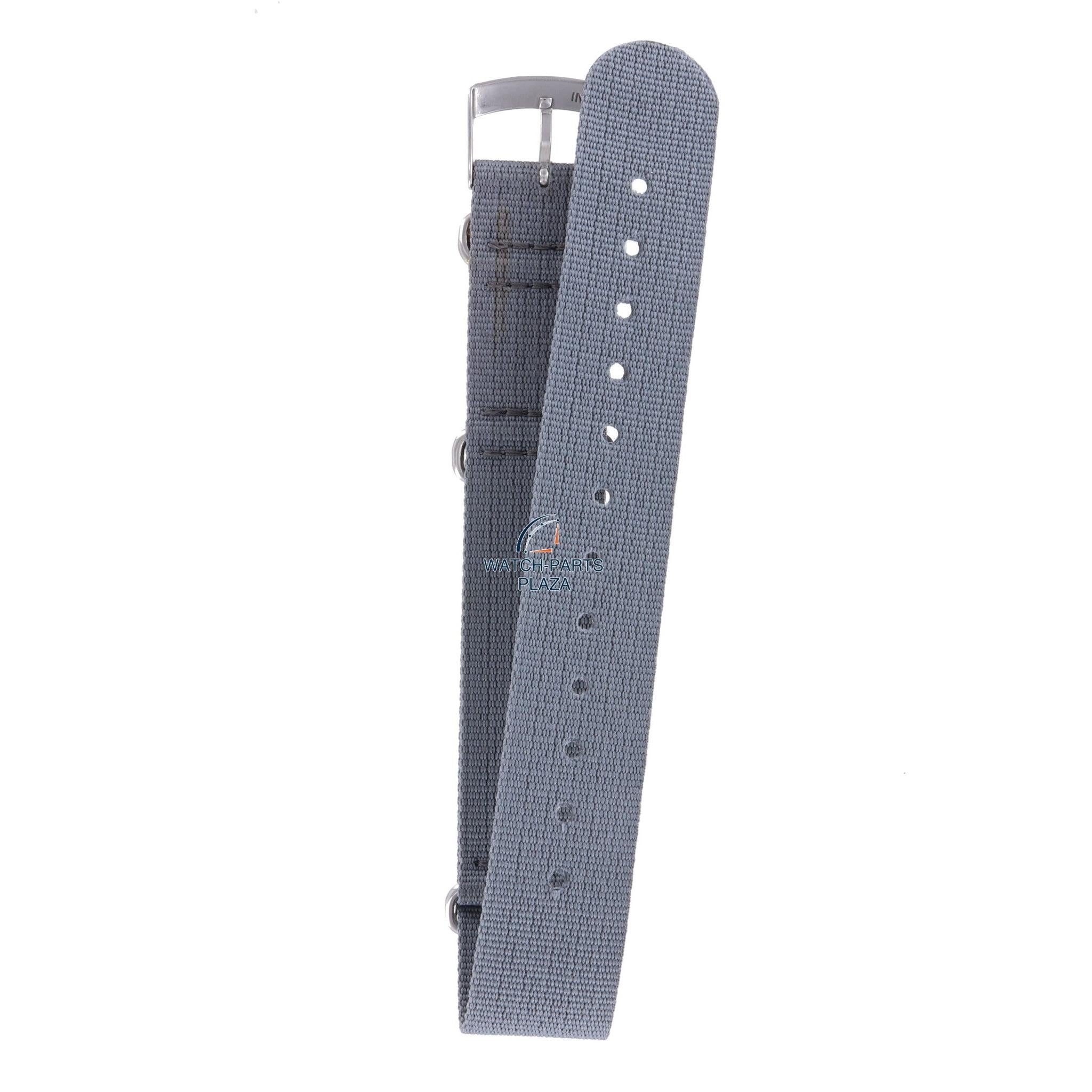 Seiko 7A28 7120 Watch Band 7A28 - 7120 Grey Textile 20 mm RAF Gen 1 - Watch Plaza