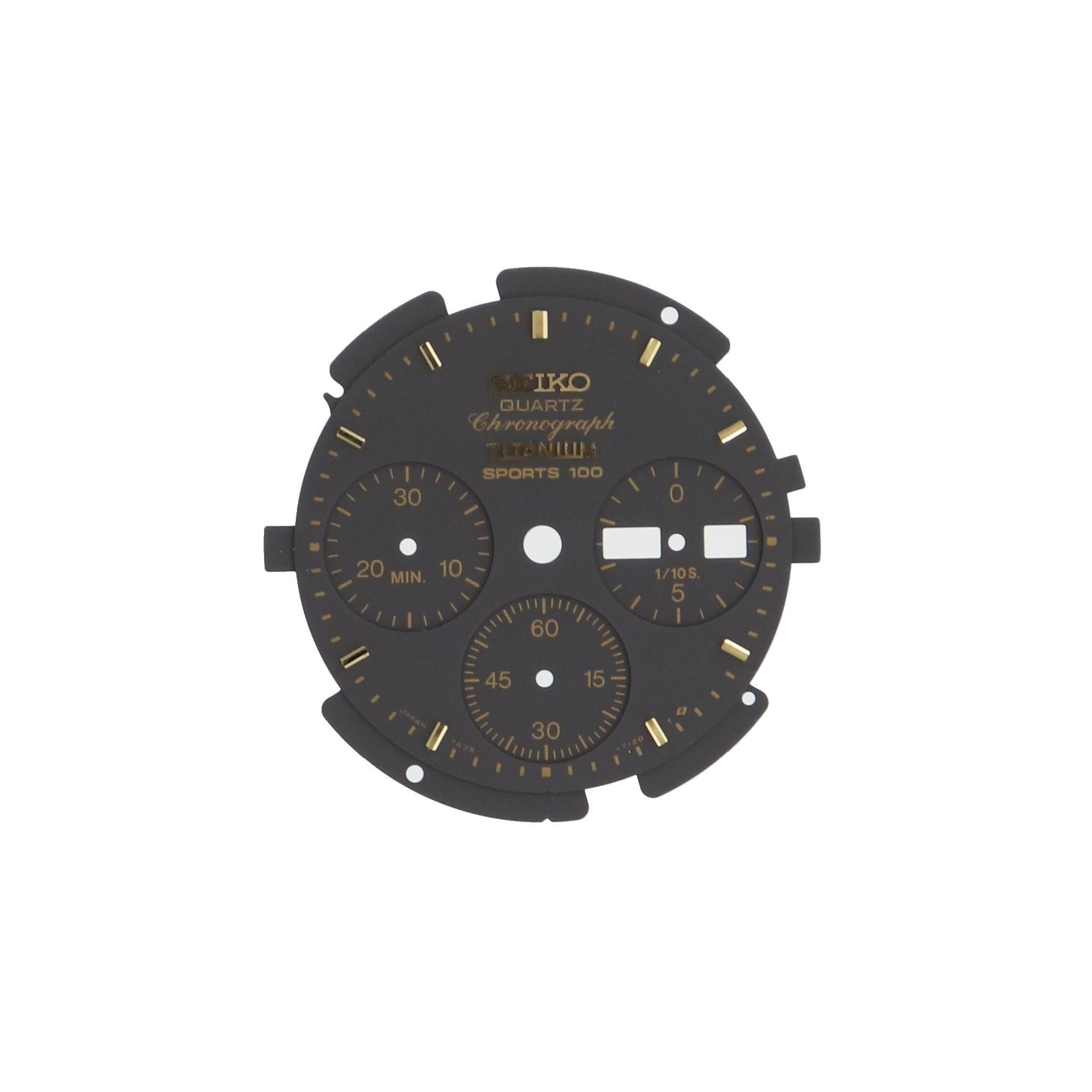 Seiko 7A387120XB14 Dial 7A38 - 7130 - SAA046 Titanium Sports 100 - Watch Plaza