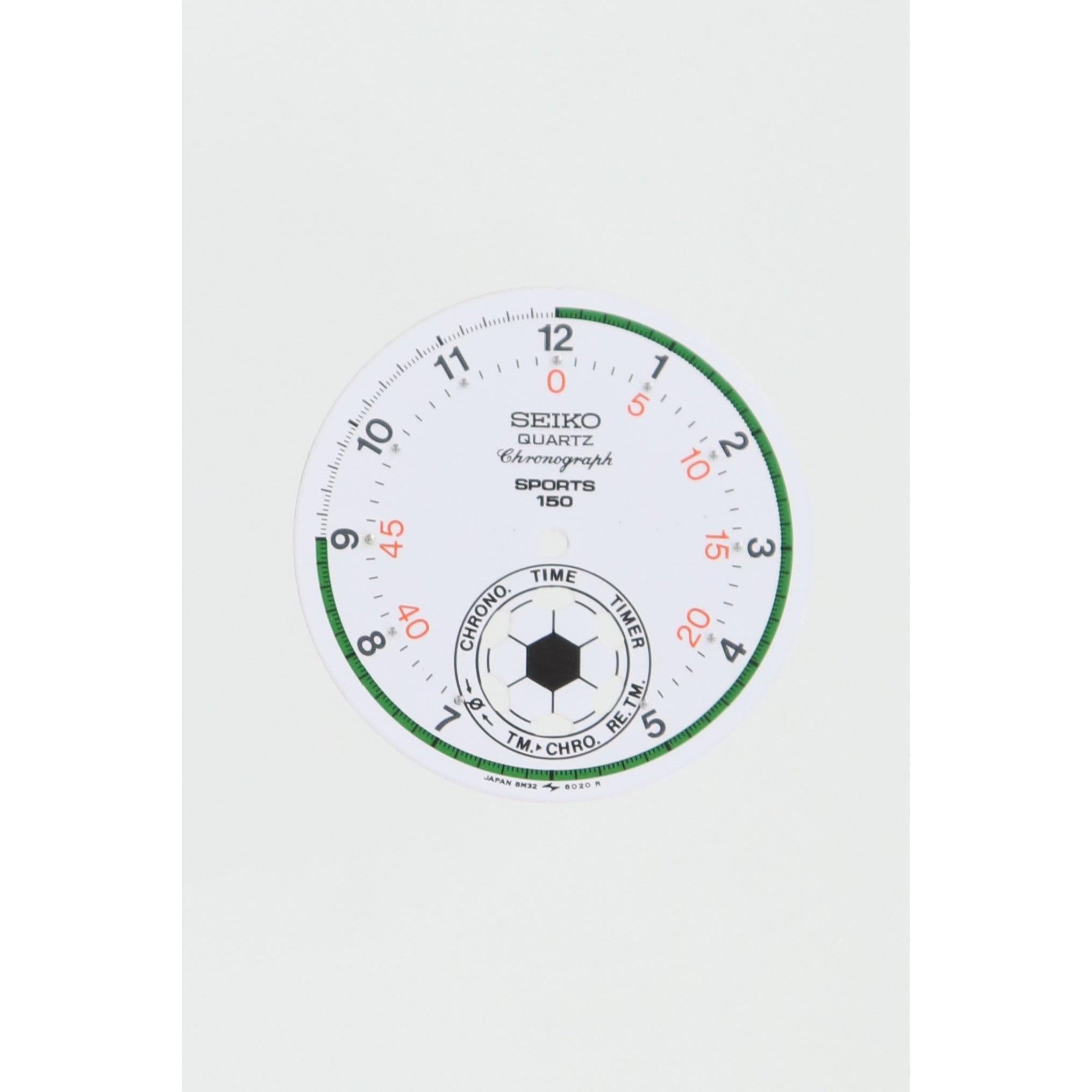 Seiko 8M328020XS13 Dial 8M32 - 8010 Soccer Timer Sports 150 - Watch Plaza