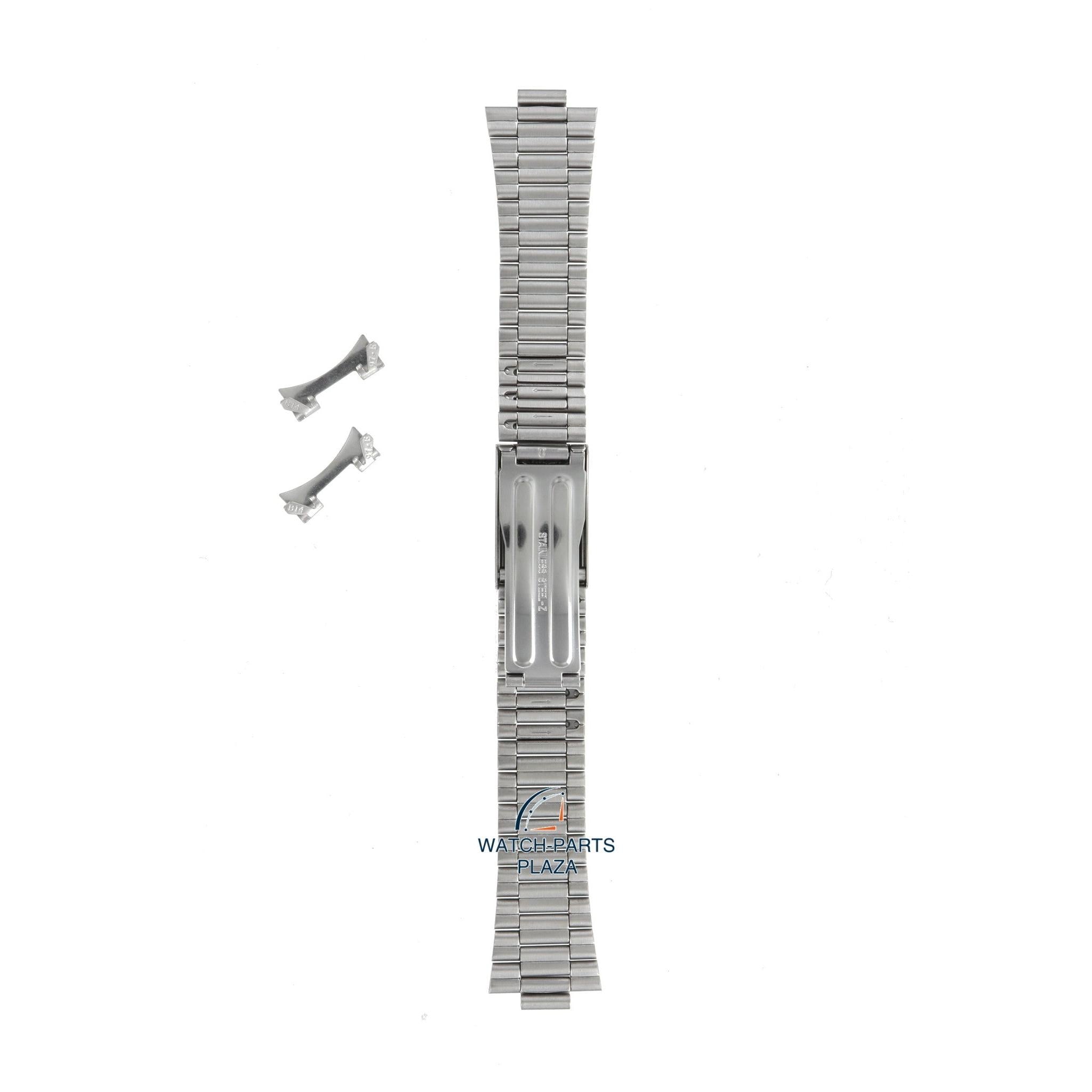 Seiko B1497S Watch band SCWG, SNX - 7009 & 7S26 grey stainless steel 19 mm - 5 - Watch Plaza