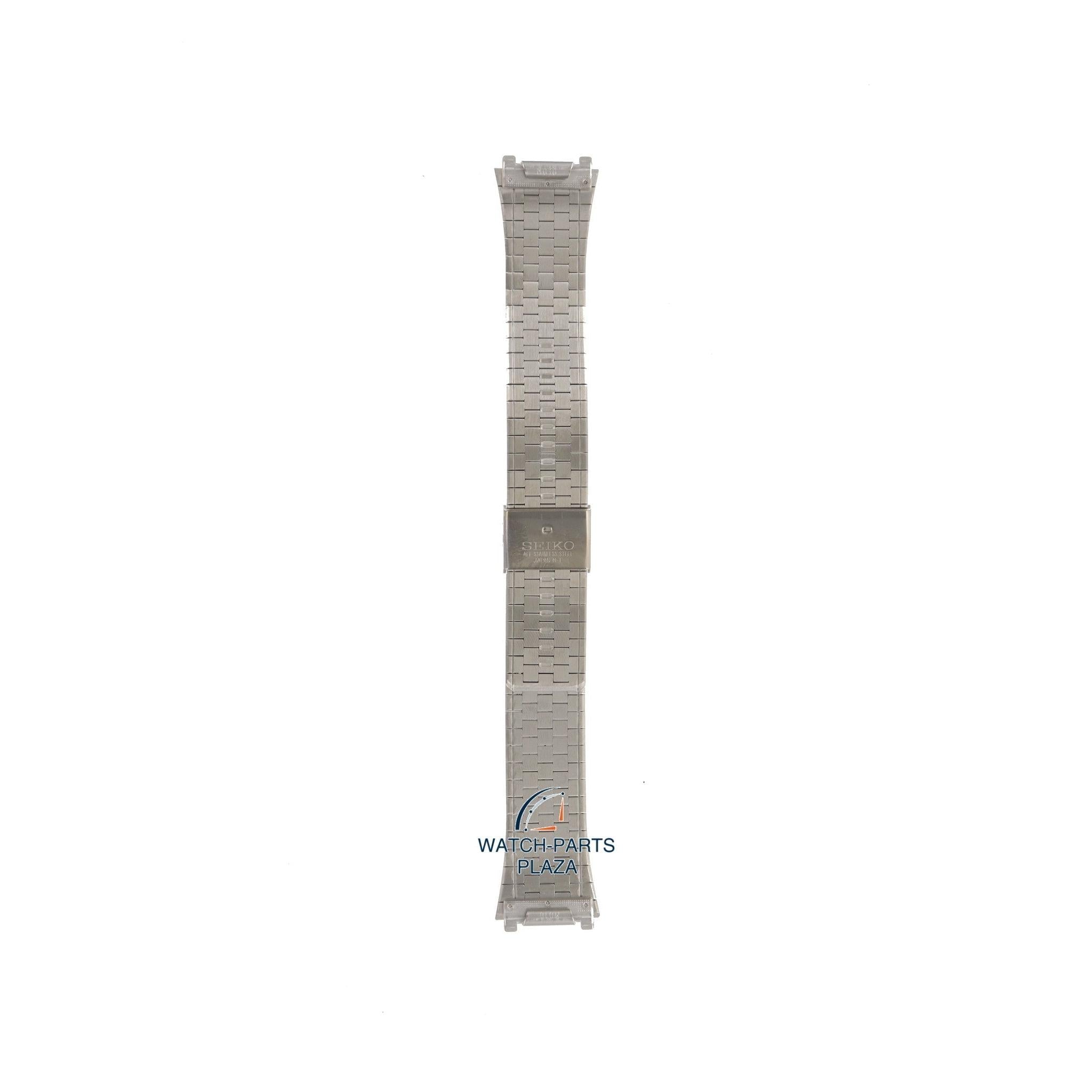 Seiko M010S Watch band 2639 5010 - WFT017 grey stainless steel 18 mm - Quartz - Watch Plaza