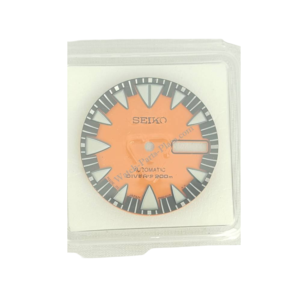 Seiko Monster SRP315J1 Dial Orange 4R36 - 01J0 SRP315K1 SRP315 - Watch Plaza