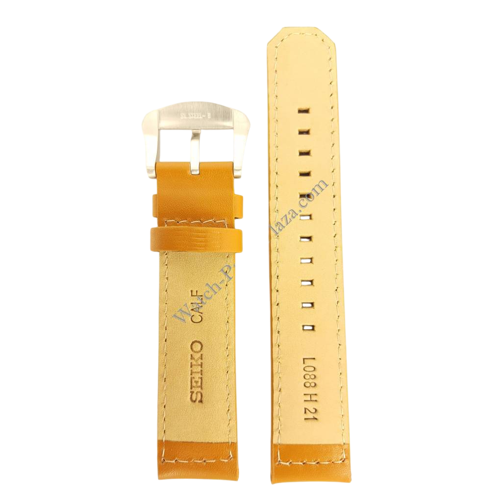 SEIKO PROSPEX ADVENTURE SOLAR BROWN LEATHER STRAP SSC081 L088 H 21 V172 0AG0 - Watch Plaza