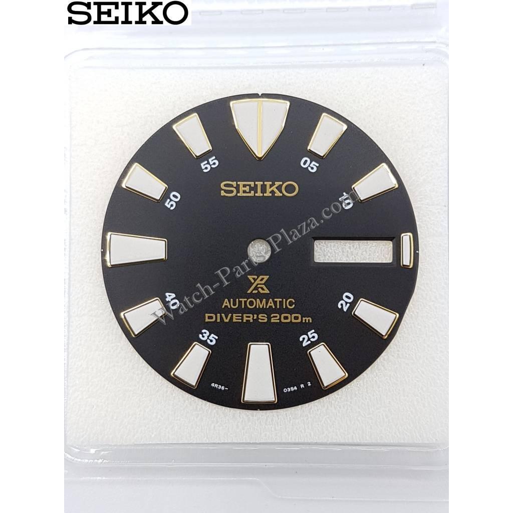 SEIKO PROSPEX BABY TUNA MONSTER SRP641K1 DIAL BLACK & GOLD 4R36 - 03Z0 SRP641 - Watch Plaza