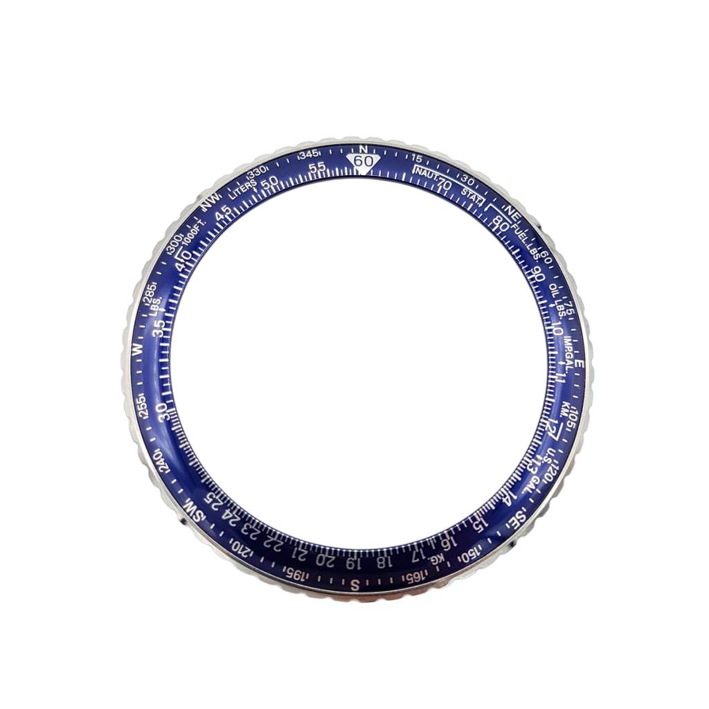 Seiko SND255 Bezel 7T92 - 0CF0 Blue FlightMaster SKS197P1 - Watch Plaza