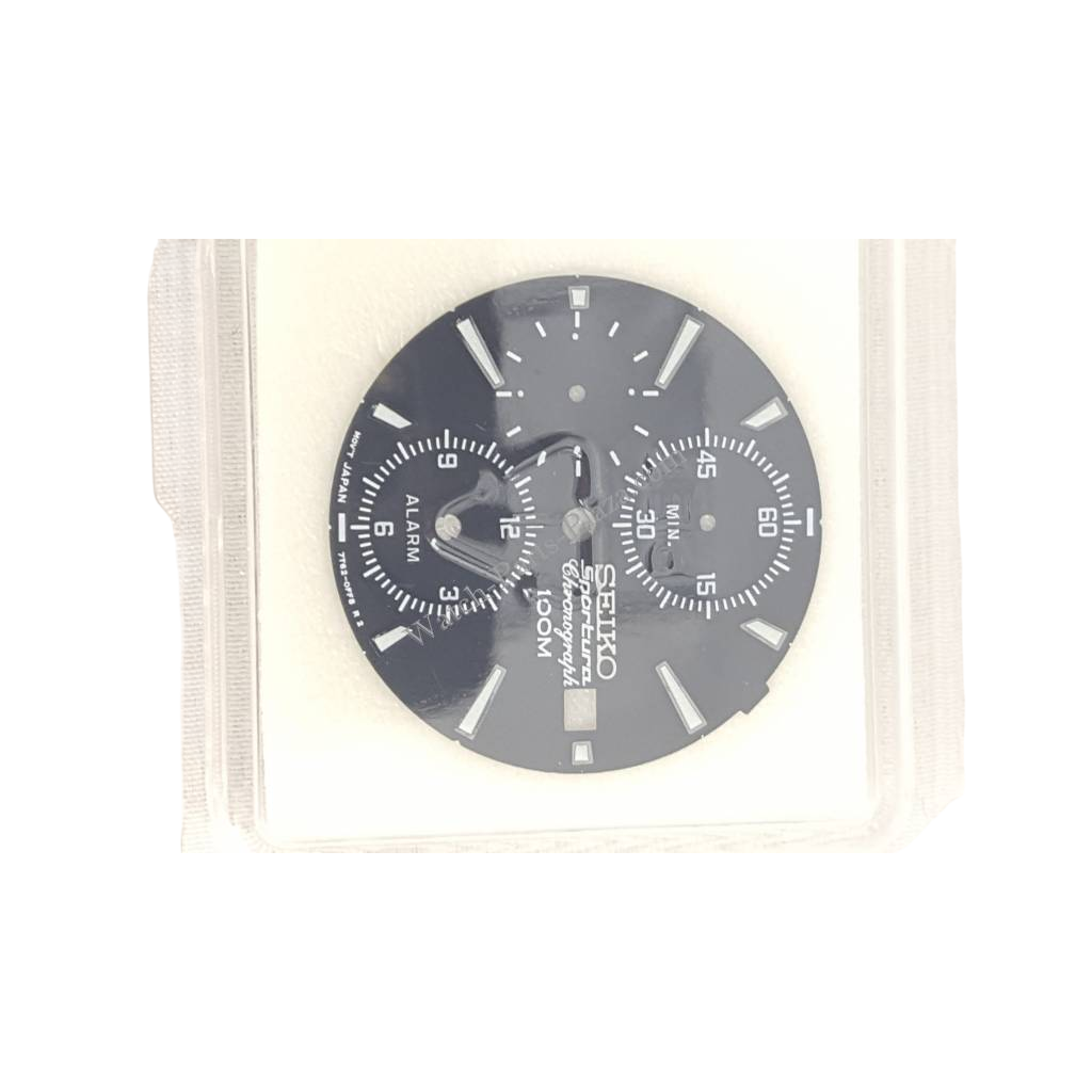 SEIKO SPORTURA CHRONOGRAPH BLACK DIAL SNA481P1 / SNA451P1 - 7T62 0ED0 - Watch Plaza