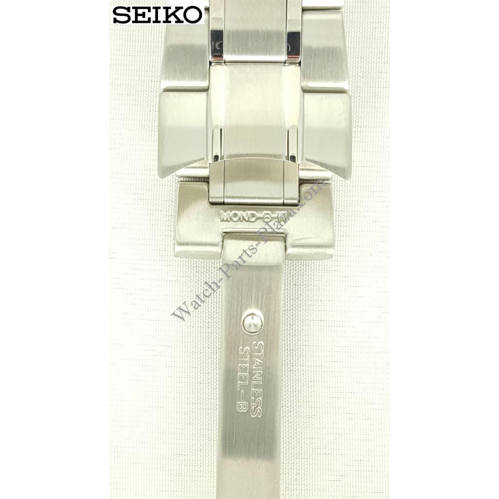 Seiko Sportura Stainless Steel Watch Band 21mm 7D48 - 0AK0 strap SUN015P1, SNAE61, SNP055 - Watch Plaza