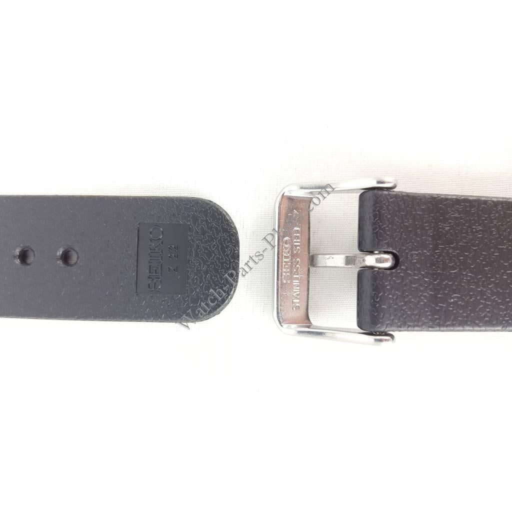 Seiko SRP497K1 SRP639 SKZ327 Black Rubber Watch Band 22 mm R002031J0 - Watch Plaza