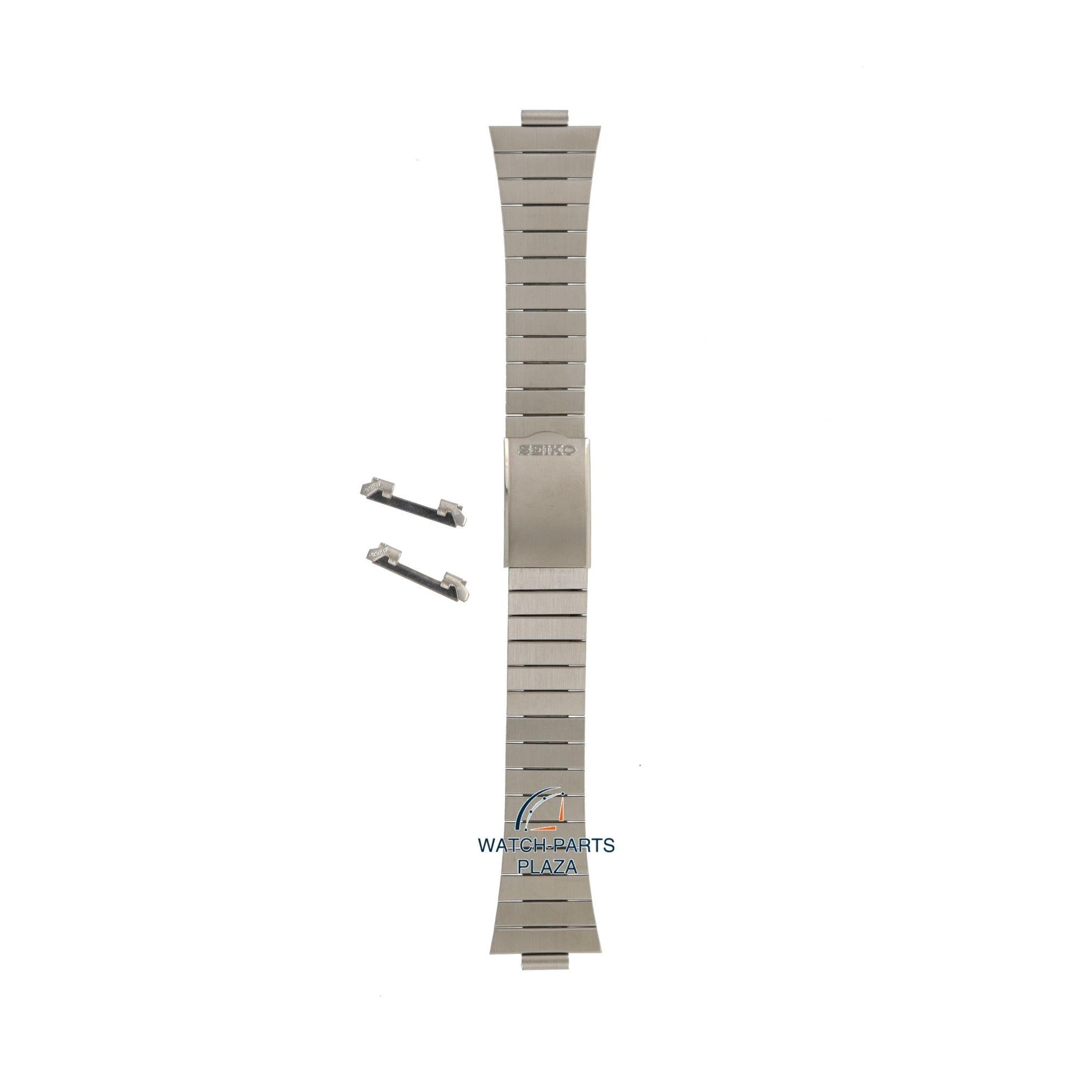 Seiko Z1266S Watch band 7019 5340, 5350 grey stainless steel 19 mm - 5 - Watch Plaza
