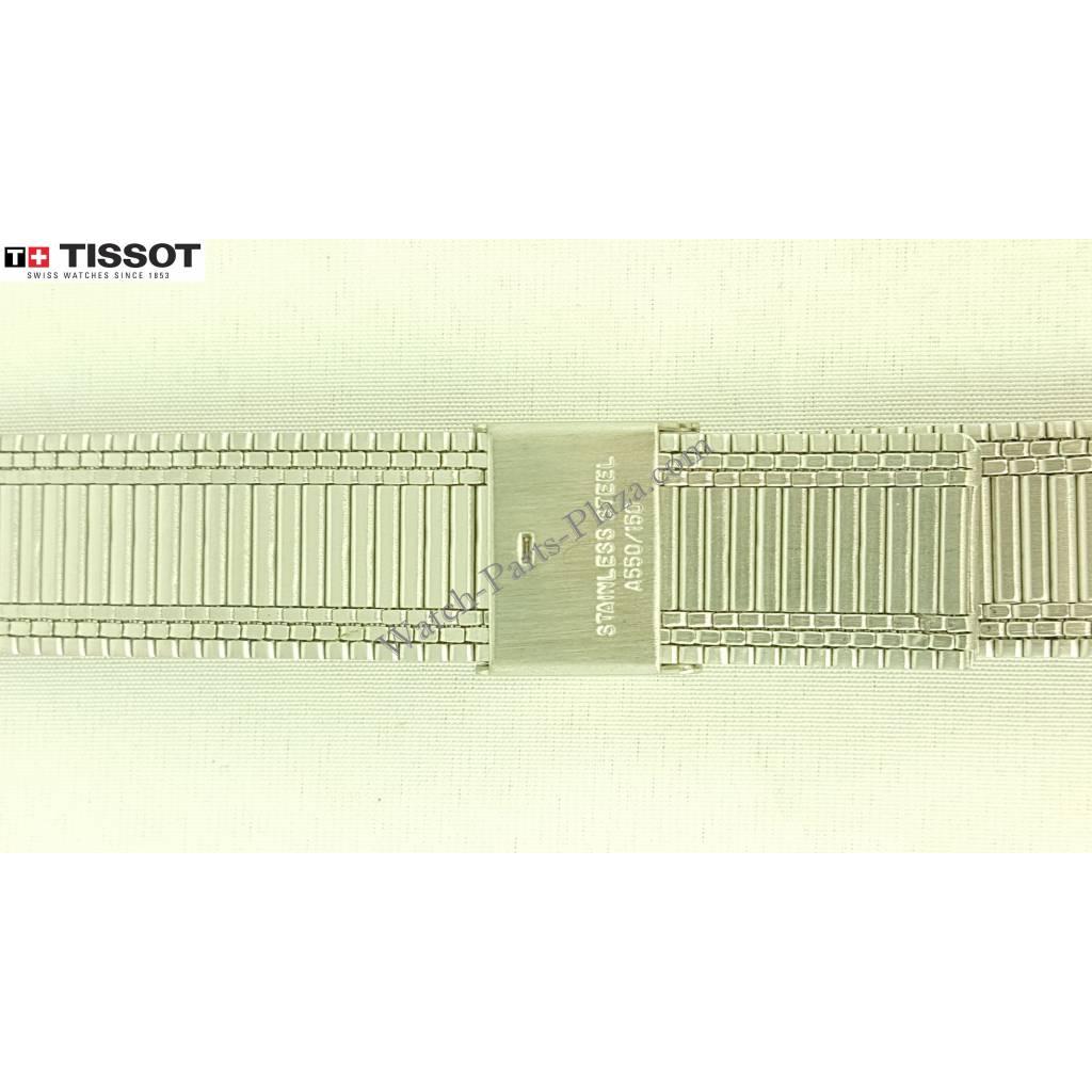 Tissot Seastar A550X Watch Band T605013713 Grey Stainless Steel 18 mm Seastar - Watch Plaza