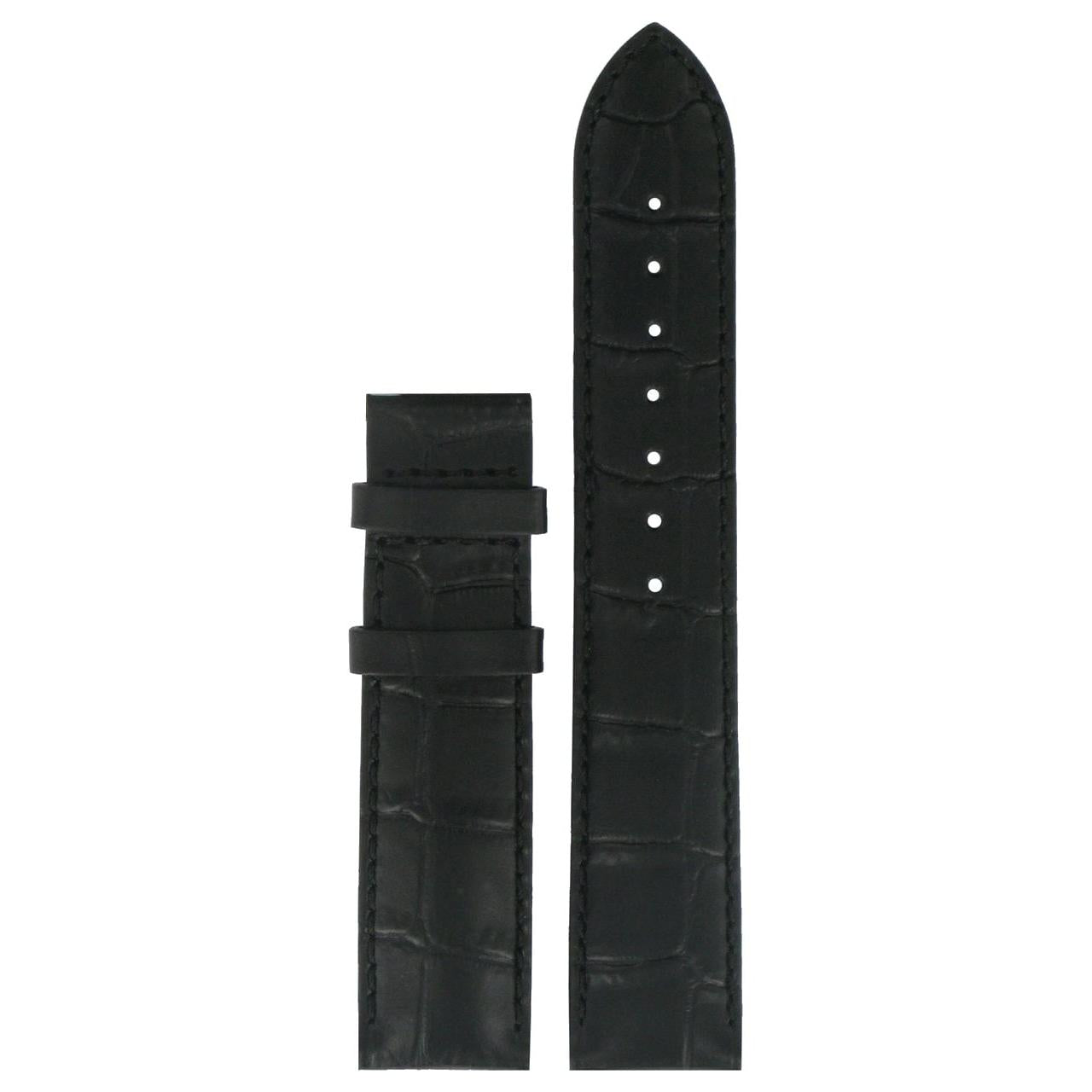 Tissot T006408A, T006424A & T006428A XL Watch Band T610014582 Black Leather 19 mm Le Locle - Watch Plaza