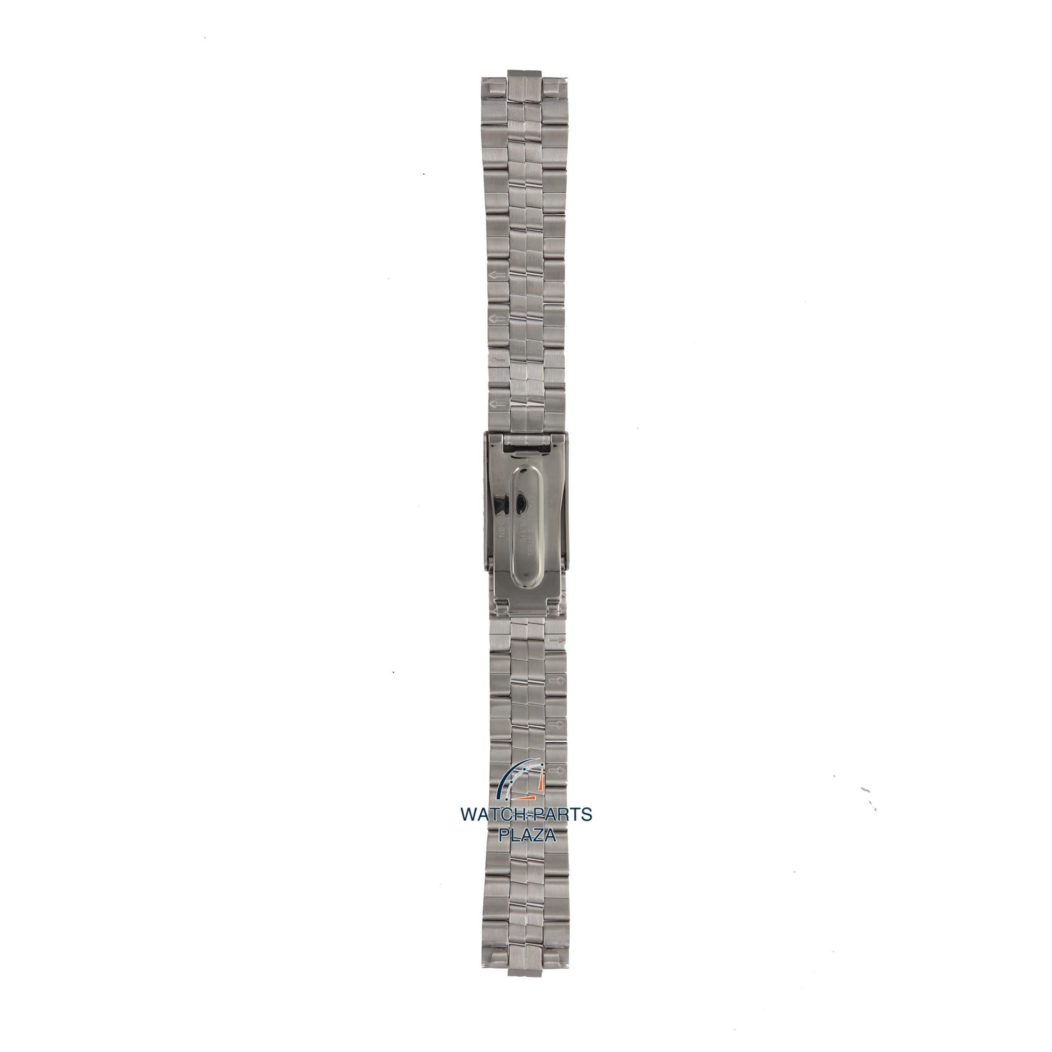 Tissot T012423, T34148 Nascar Watch Band T605014082 Grey Stainless Steel 18 mm PR50 - Watch Plaza