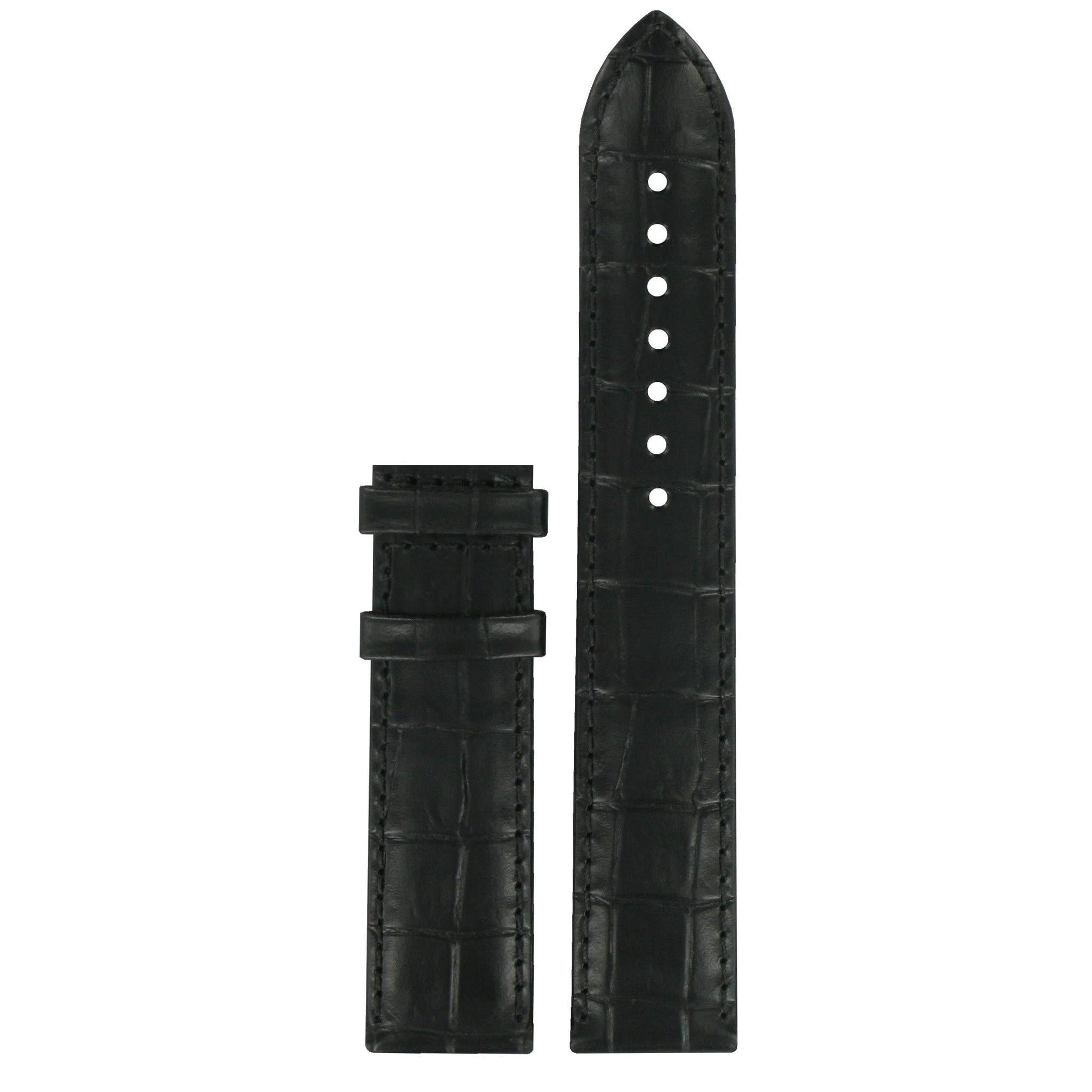Tissot T033410A XL Watch Band T600028067 Black Leather 19 mm Classic Dream - Watch Plaza