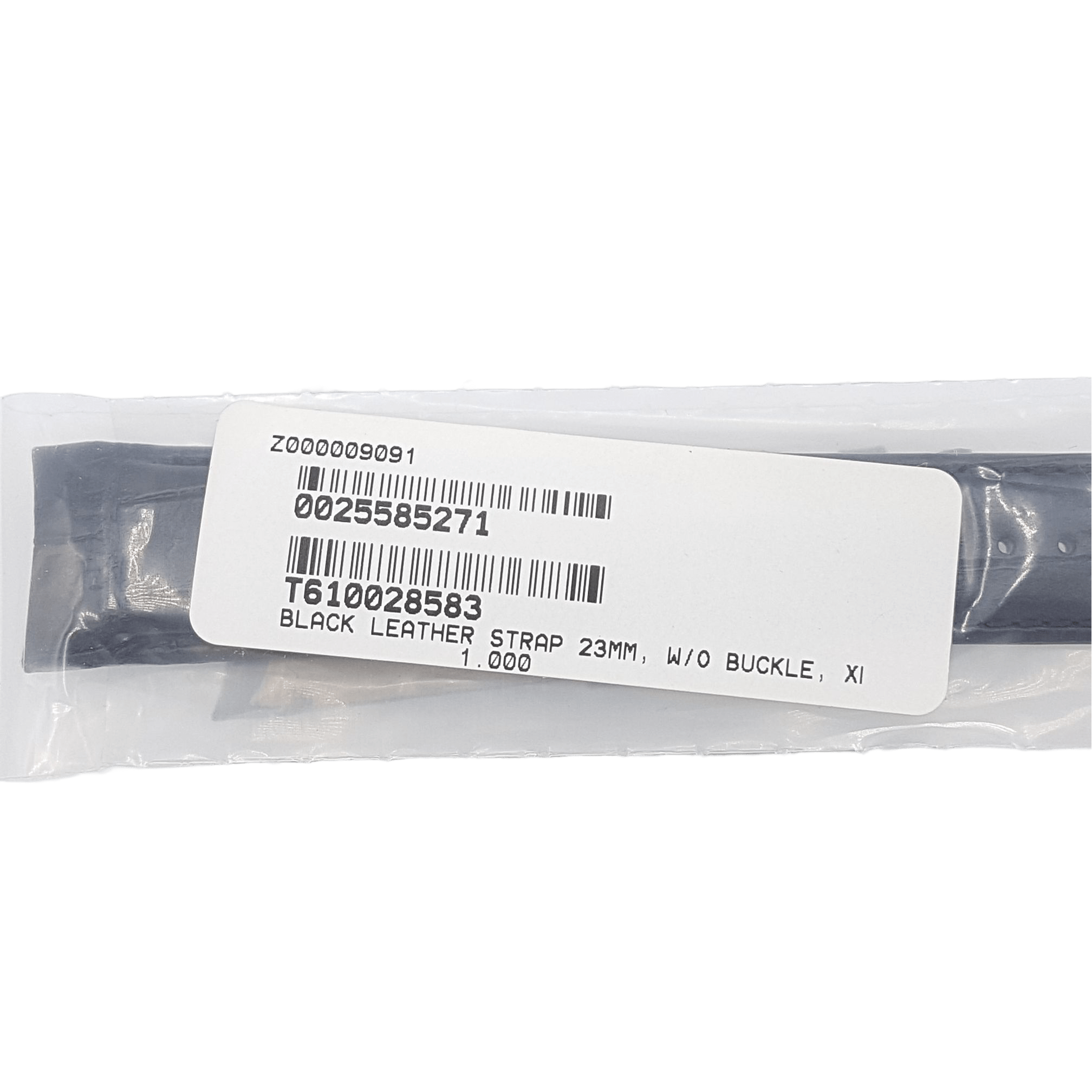 Tissot T035439A & T035617A - XL Watch Band T610028583 Black Leather 23 mm Couturier - Watch Plaza