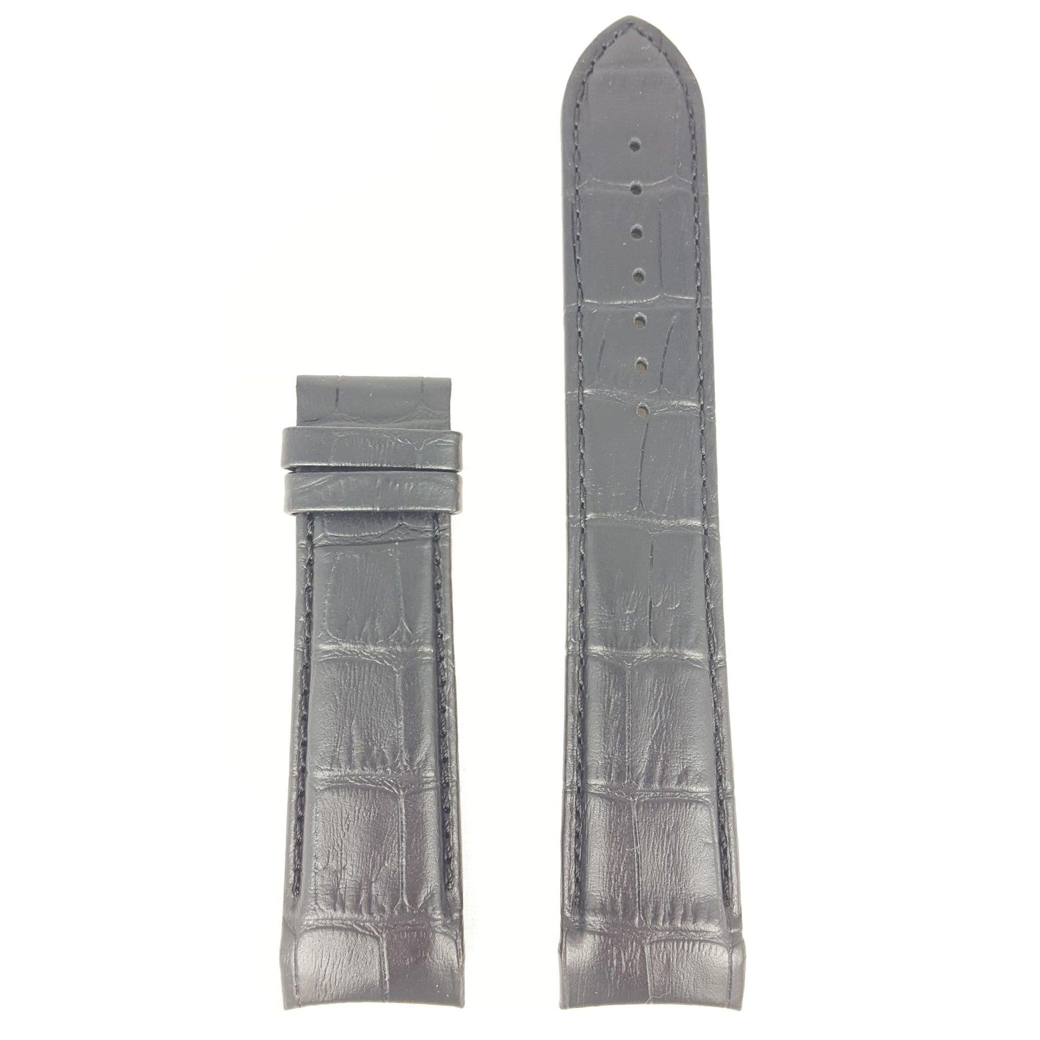 Tissot T035439A & T035617A - XL Watch Band T610028583 Black Leather 23 mm Couturier - Watch Plaza