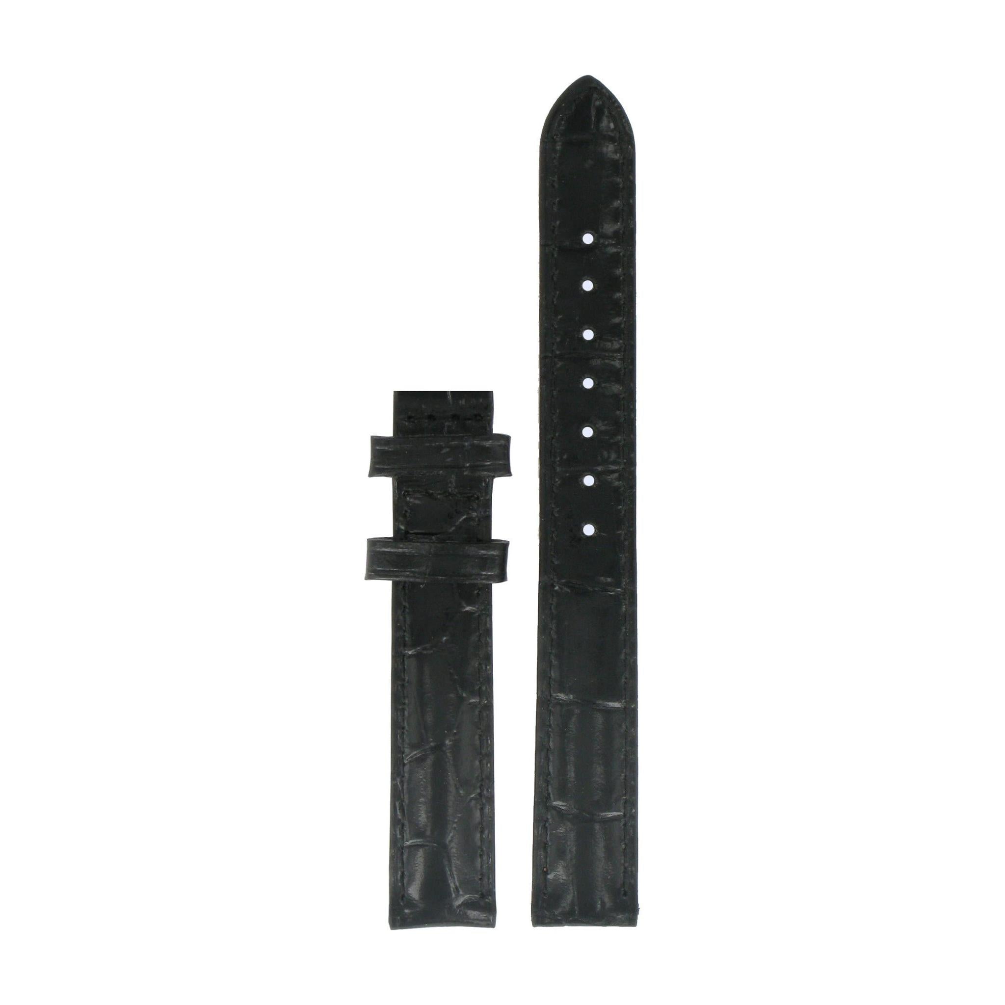 Tissot T057210A & T057910A Watch Band T610030311 Black Leather 13 mm Every Time - Watch Plaza
