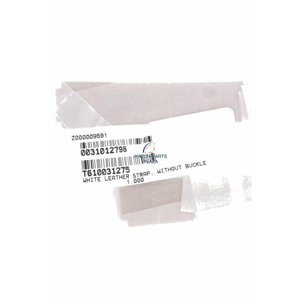 Tissot T061310 - T - Trend Watch Band T610031275 White Leather 14 mm TXL - Watch Plaza