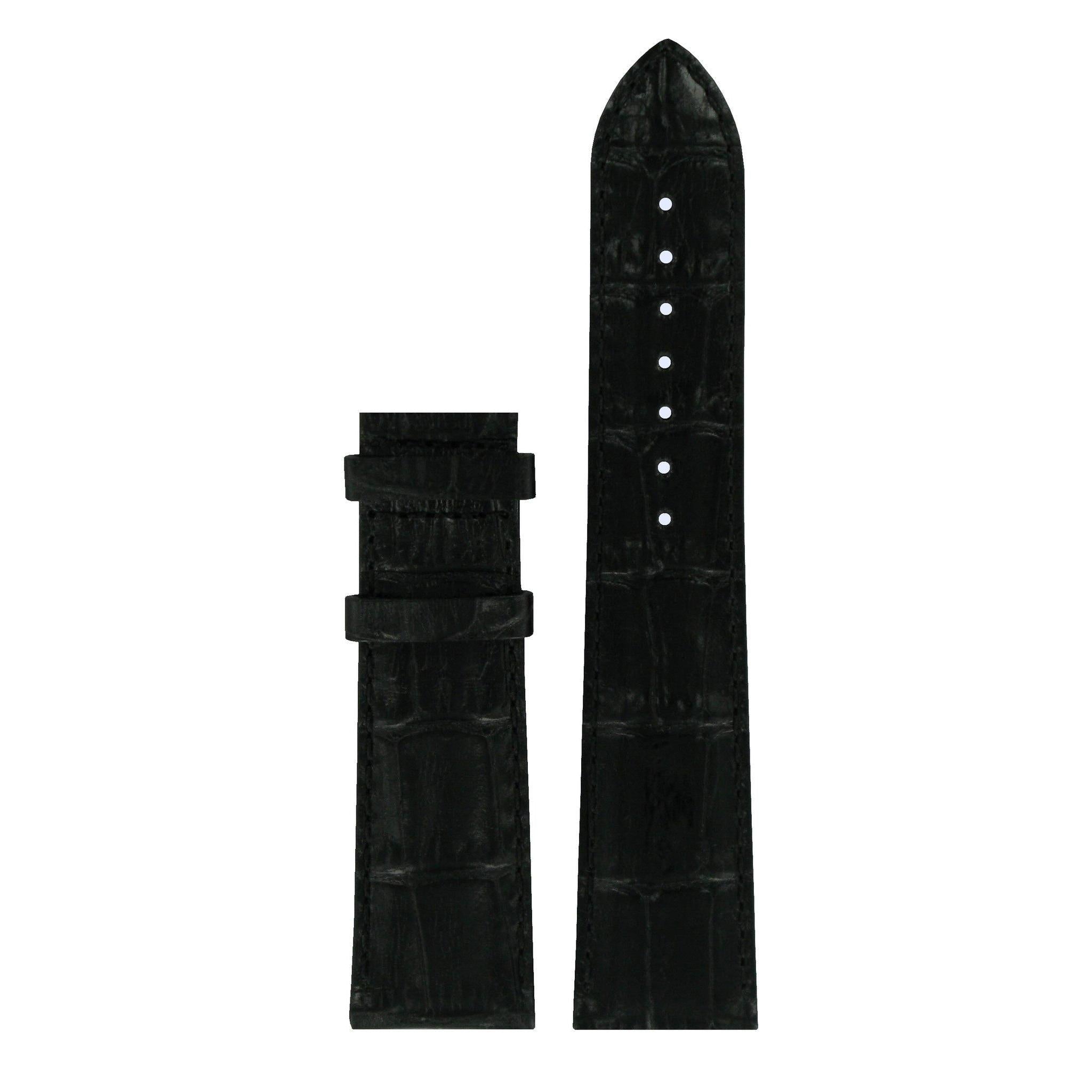 Tissot T068427A Watch Band T610031411 Black Leather 21 mm Carson - Watch Plaza