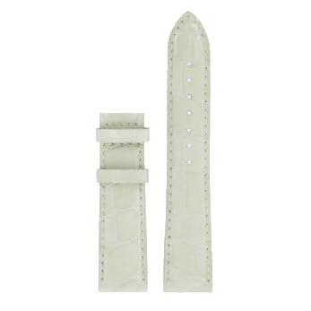 Tissot T086207A & T086208A Watch Band T610033630 White Leather 18 mm Luxury - Watch Plaza