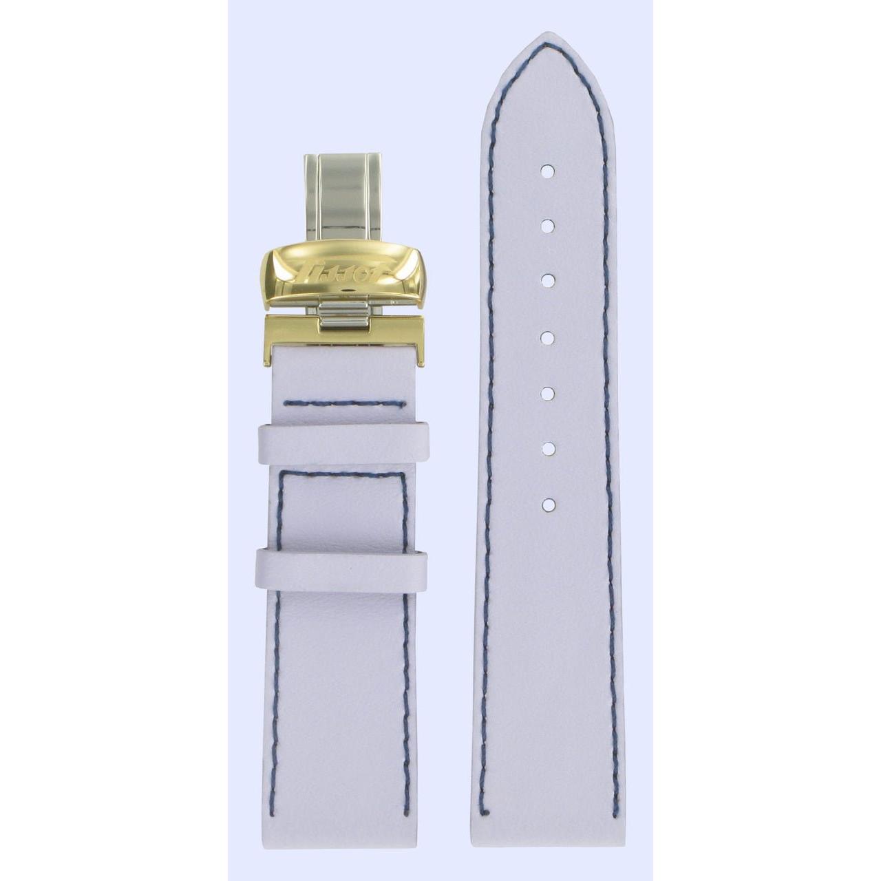 Tissot T56569339 Lila Heritage Classic Watch Band T600013564 Purple Leather 20 mm Prince - Watch Plaza
