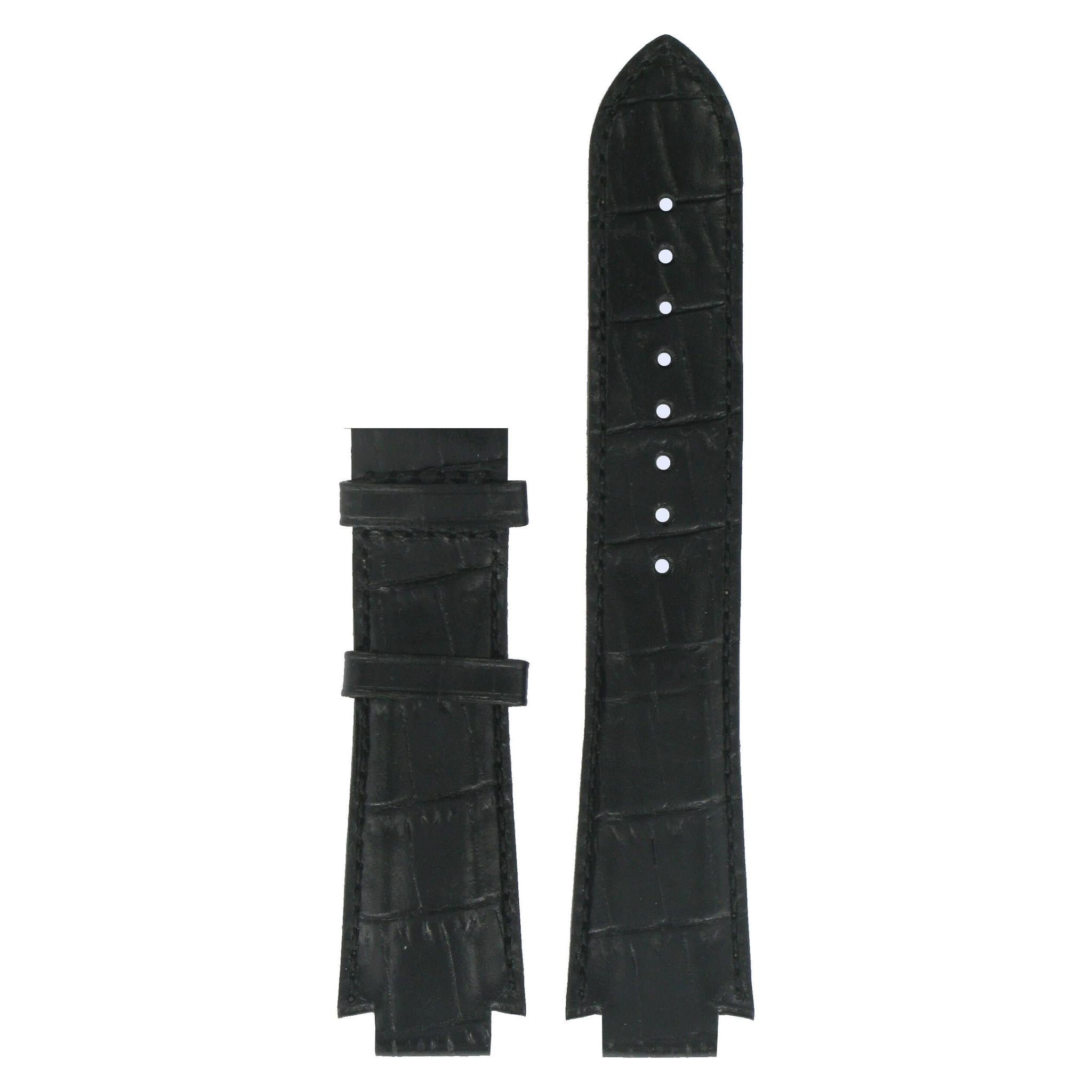 Tissot T60152113 & T60152152 XL Watch Band T610014538 Black Leather 13 mm TXL - TXS - Watch Plaza