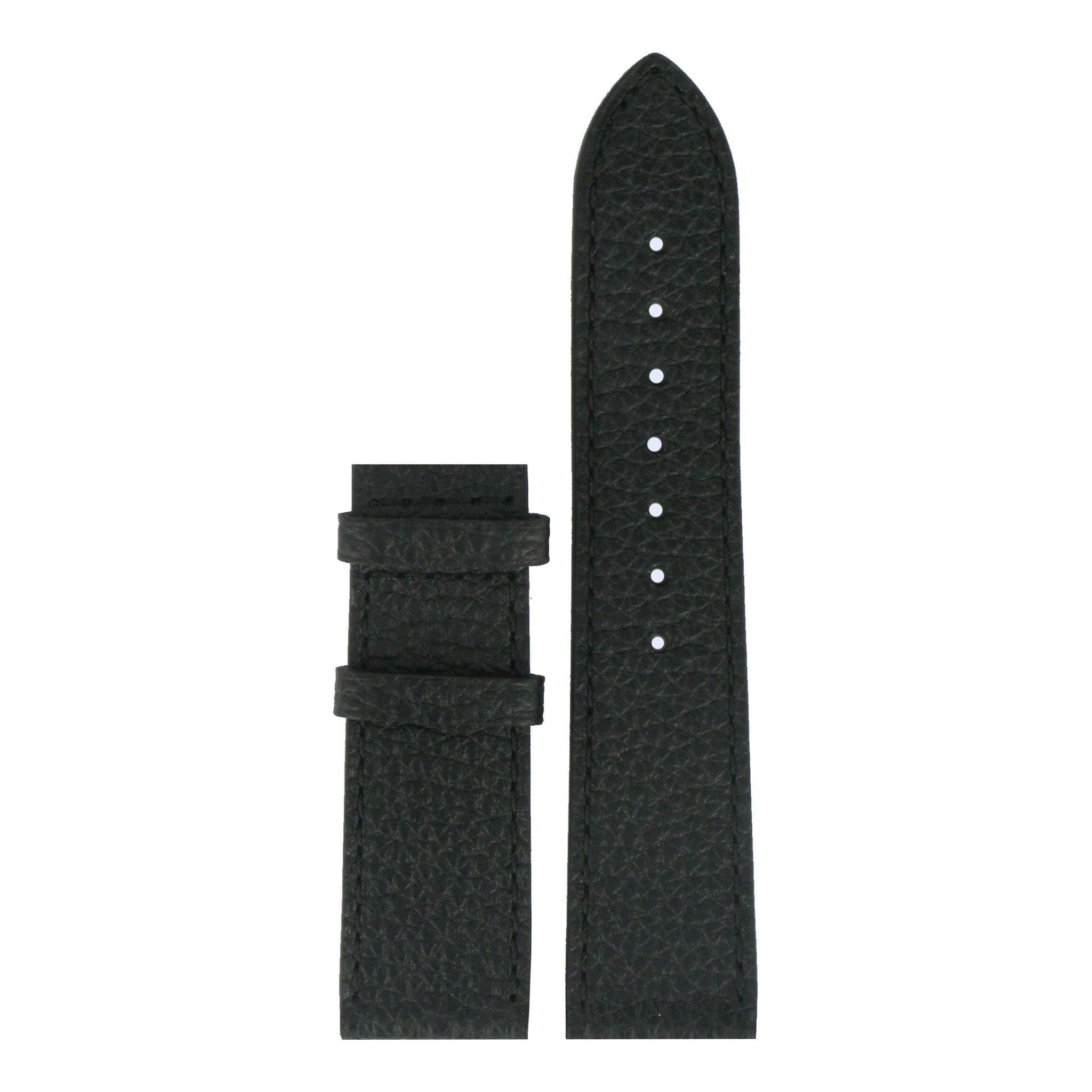 Tissot Z181 Heritage - T5616 & T5656 Watch Band T610014575 Black Leather 20 mm Prince - Watch Plaza