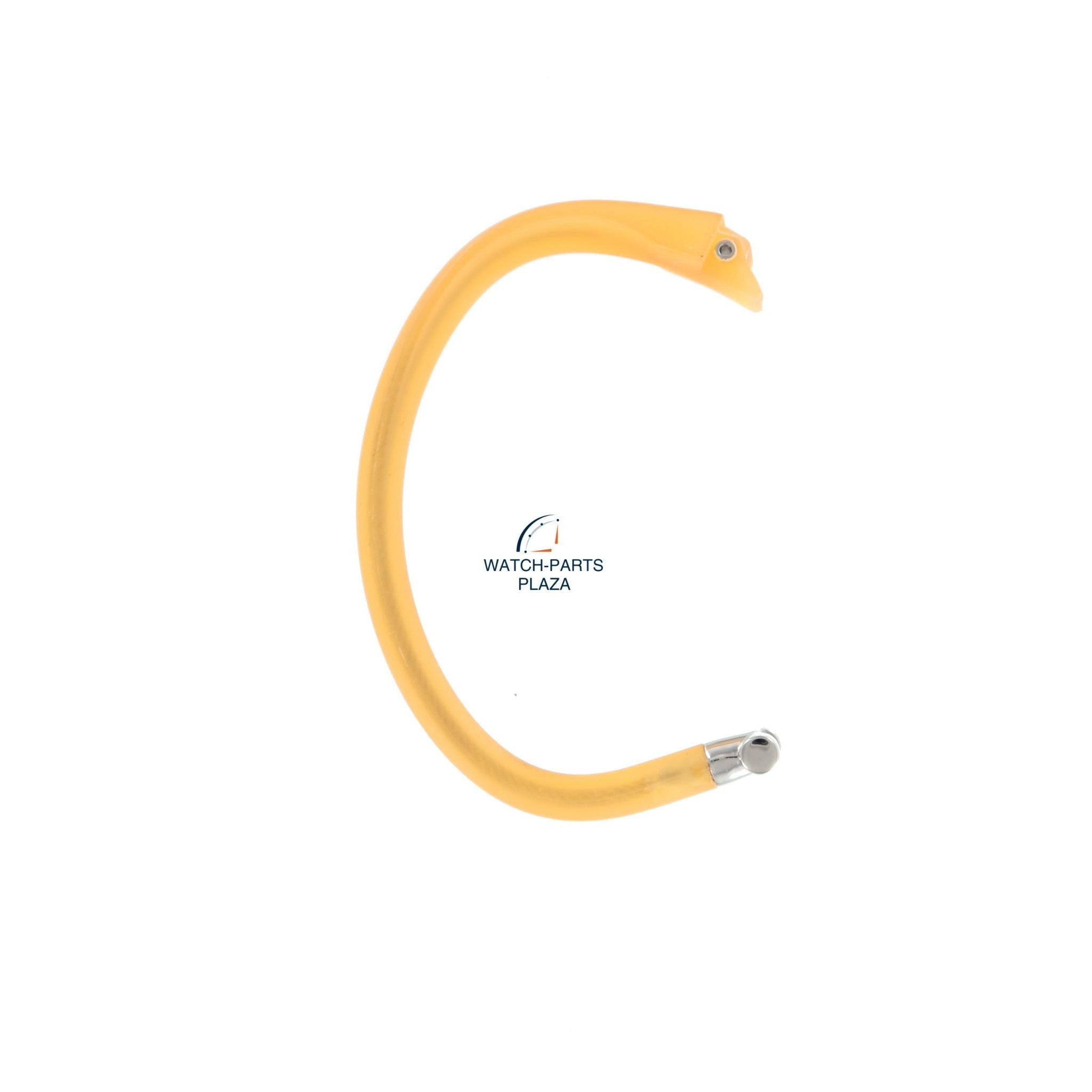 Watch Band Diesel DZ1042 orange resin strap 12mm original DZ - 1042 - Watch Plaza