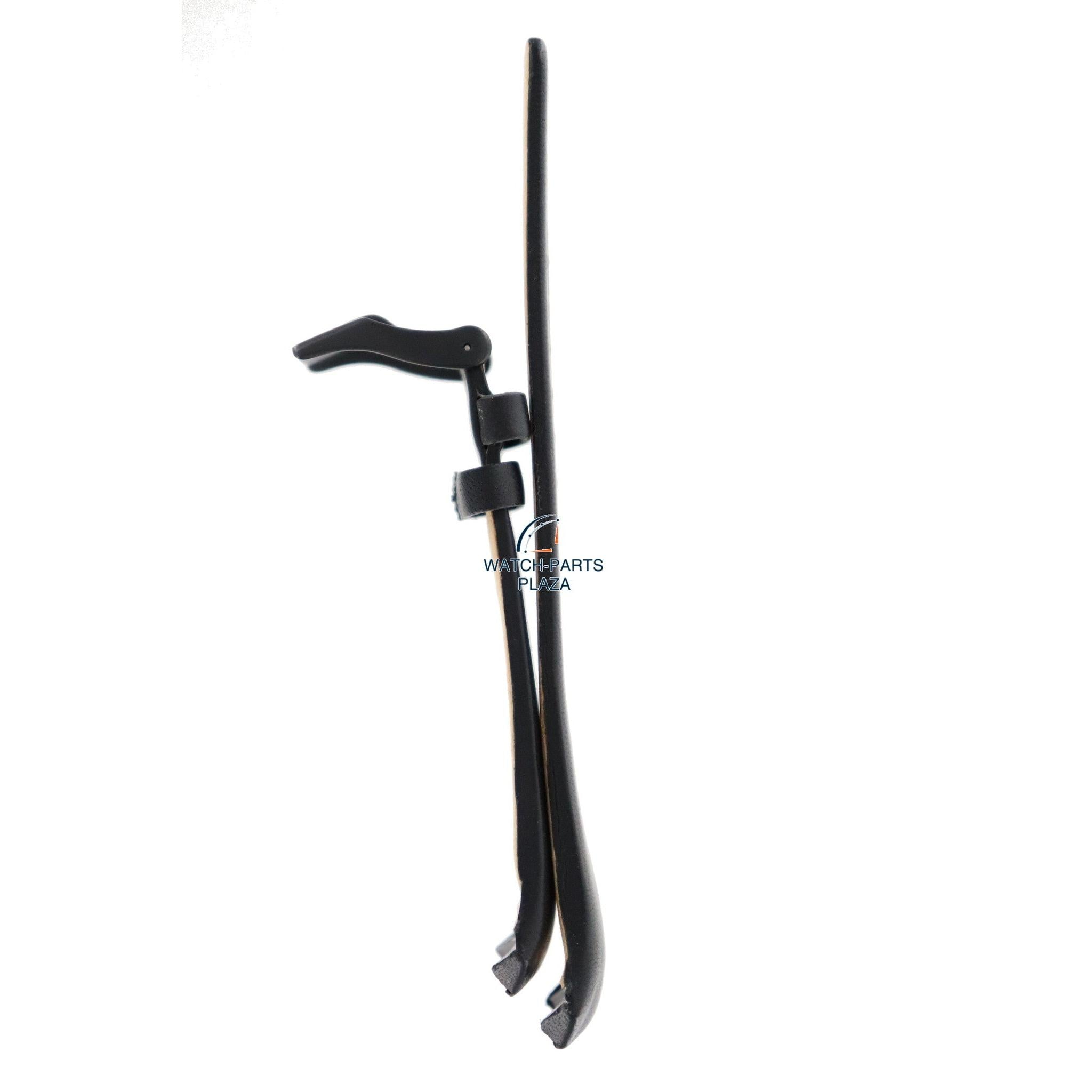 Watch Band Diesel DZ3034 black genuine leather strap 31mm original - Watch Plaza