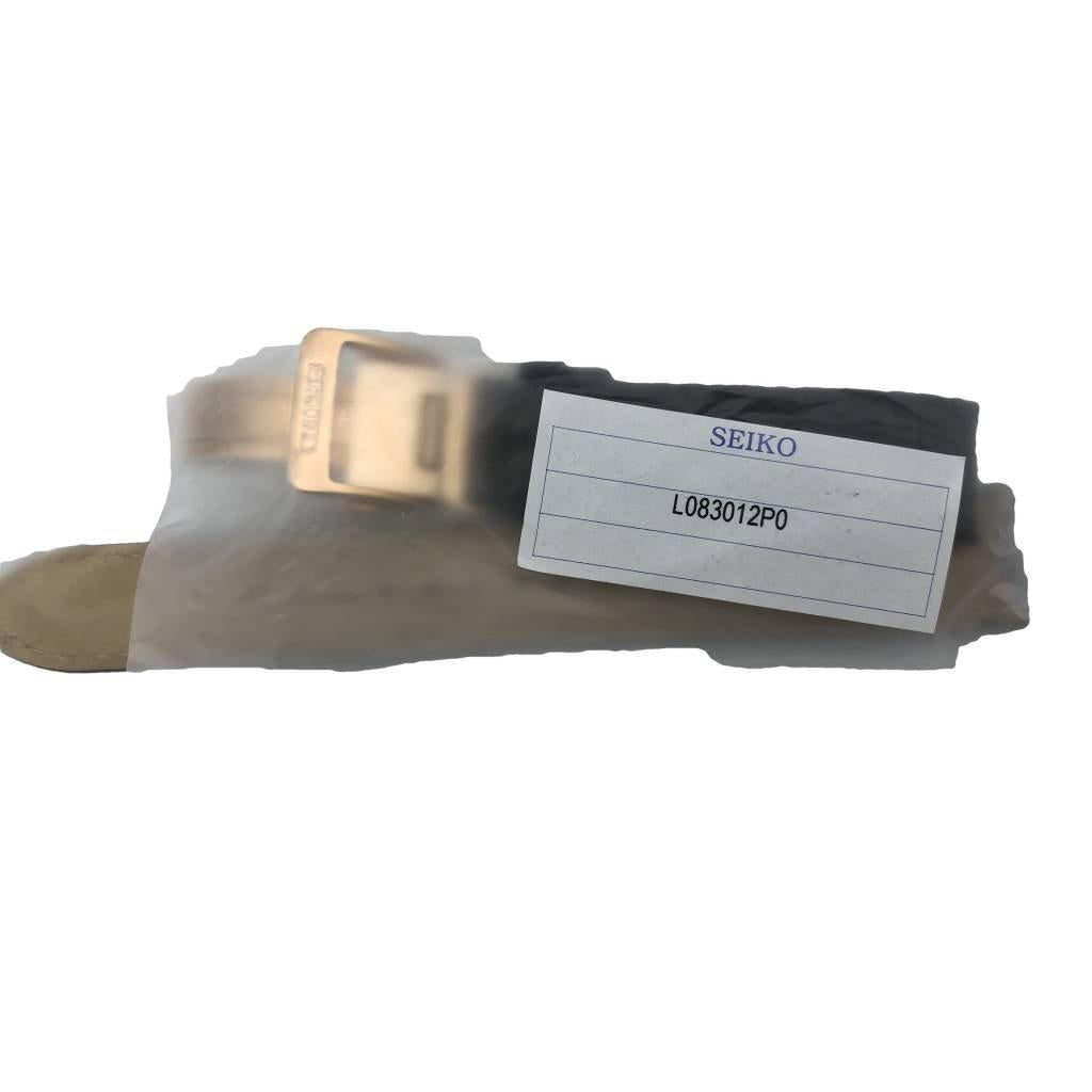 Watch Band Seiko Premier Kinetic SRX008P1 Brown Strap 5D88 - 0AD0 Rosé Clasp - Direct Drive - Watch Plaza