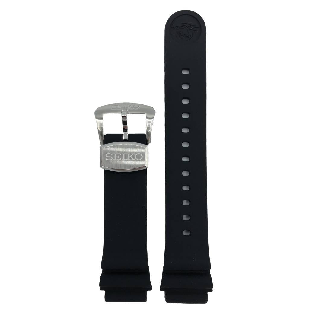 Watch Band Seiko Prospex Reedition SPB053 SPB055 Black Strap Z 20 mm 6R15 03W0 Zimbe Sumo - Watch Plaza