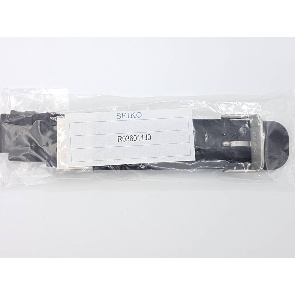 Watch Band Seiko Scuba Diver SBEE001 SBEE002 Black Strap CY 17mm 7N36 - 0AG0 - Watch Plaza