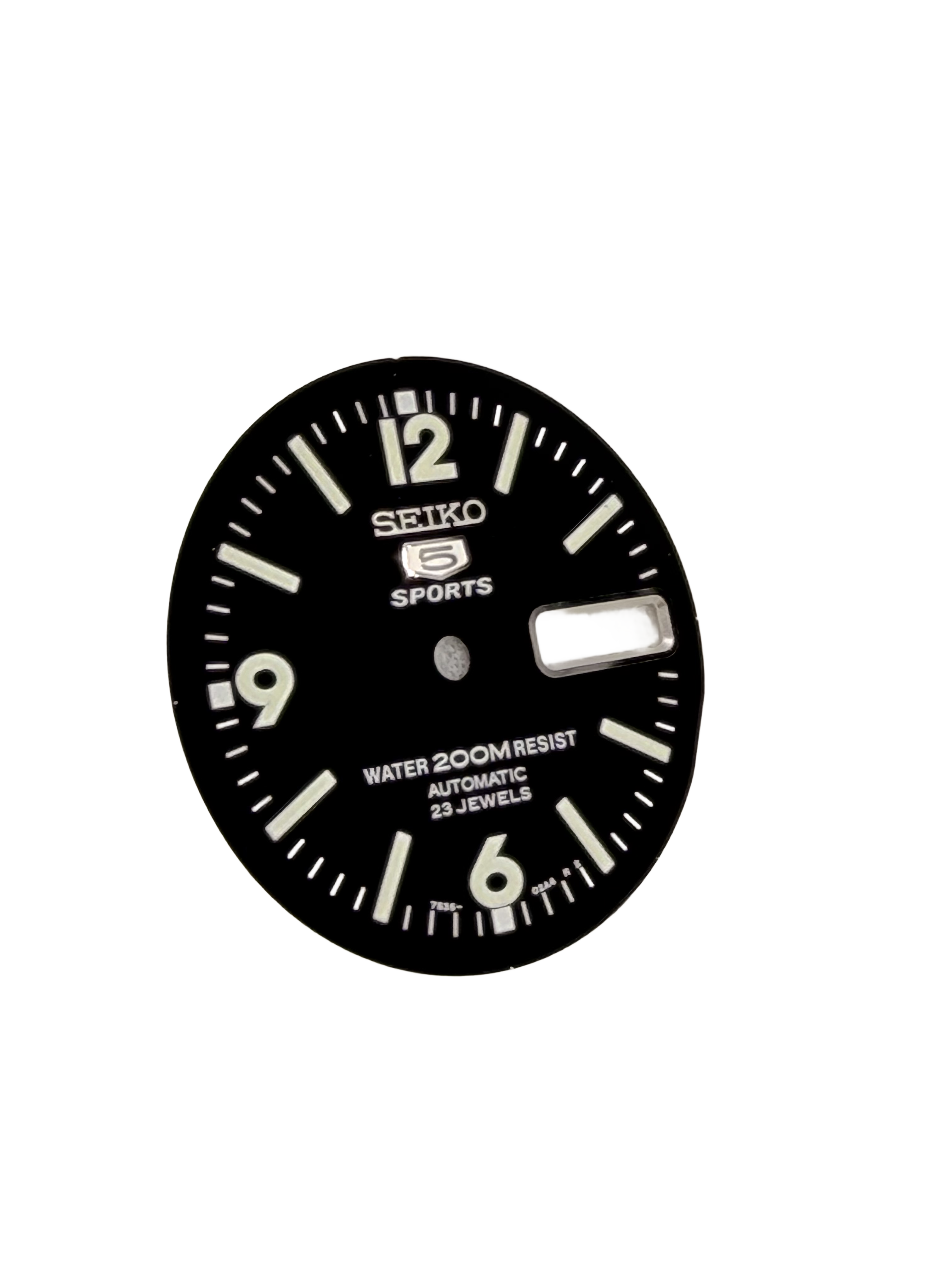 Dial for Seiko SKZ211 5 Sports Atlas Landshark 7S36 01E0, 01H0 Original
