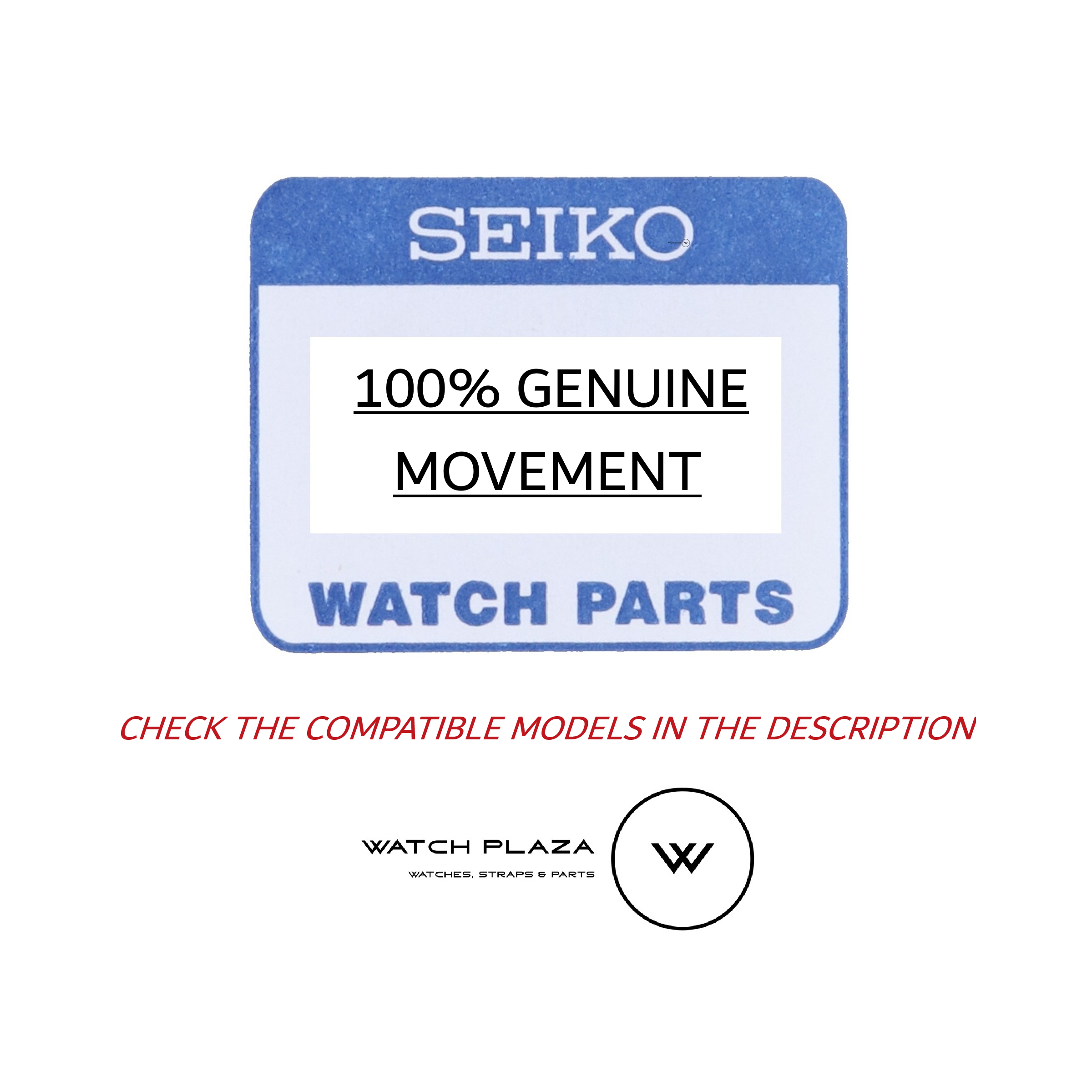 SEIKO 7S55A Caliber - Superior - SLX Automatic Movement U7S5524