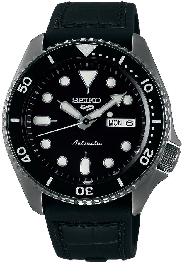 Seiko 5 Sports SRPD65K3 Automatic Watch | All-Black Gunmetal | 4R36-07G0 | 42.5mm