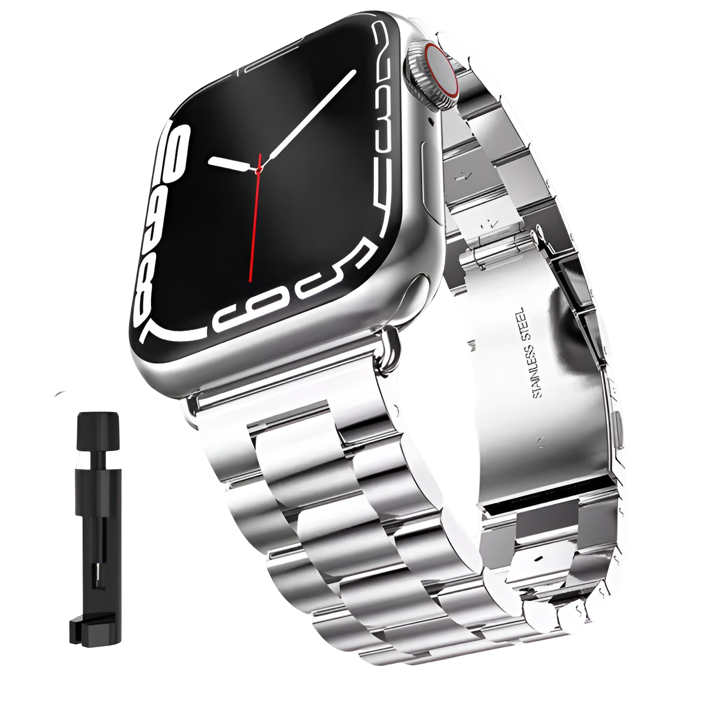 Apple Watch Band Stainless Steel – Series 11, 10, 9, 8, 7 SE, SE2 & Ultra